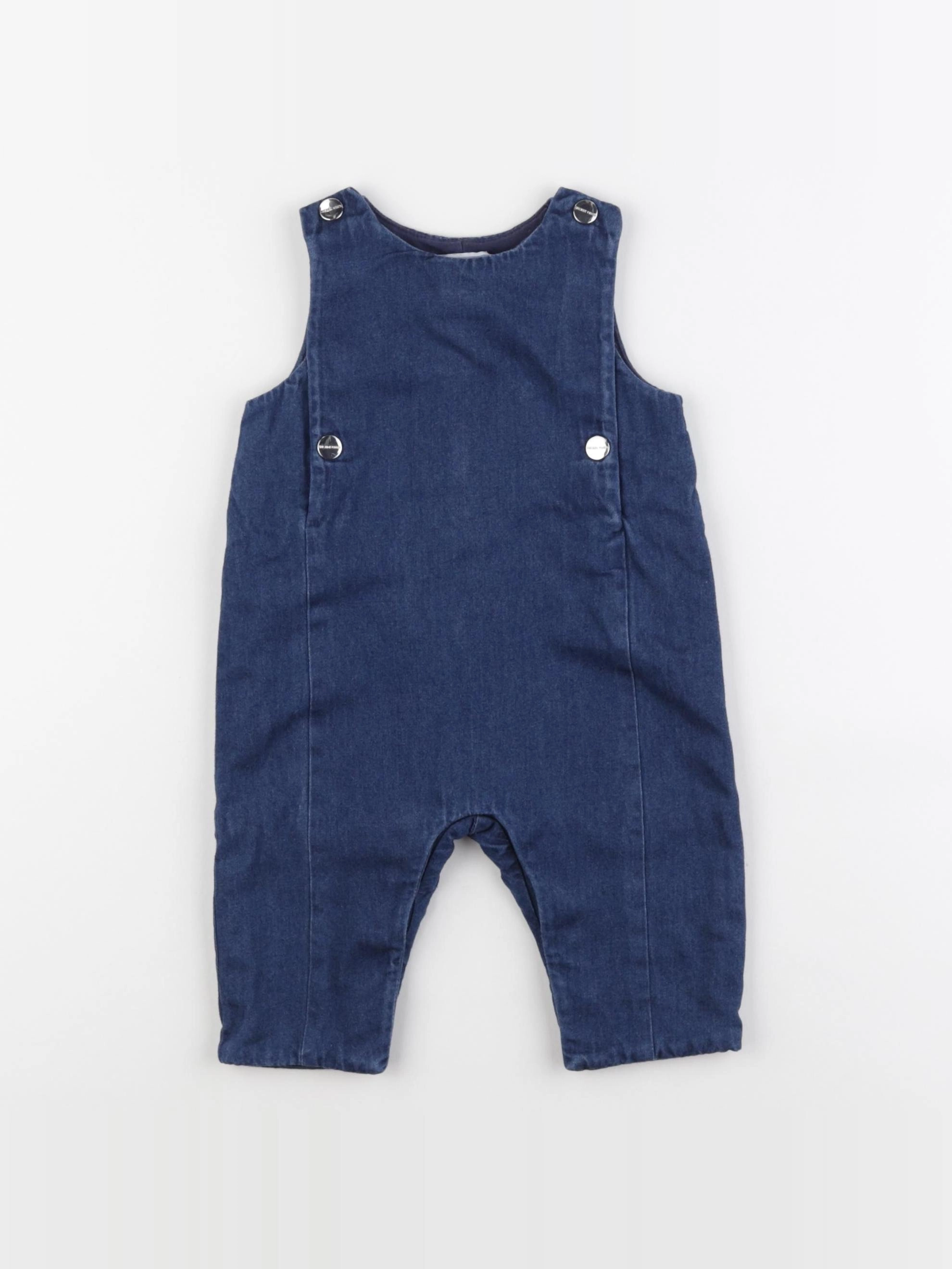 Jacadi - combinaison doublé bleu - 6 mois