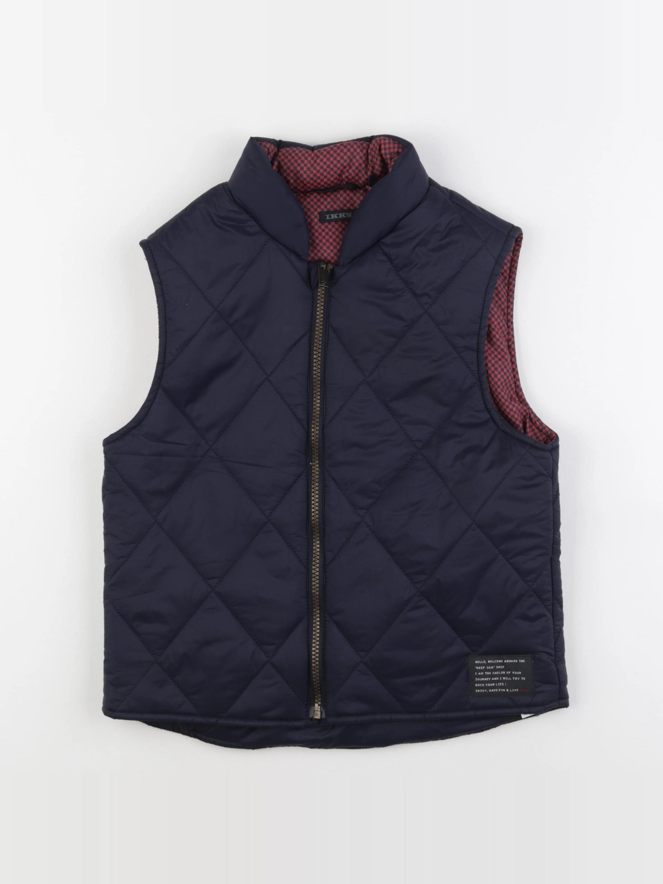IKKS - doudoune bleu - 10 ans