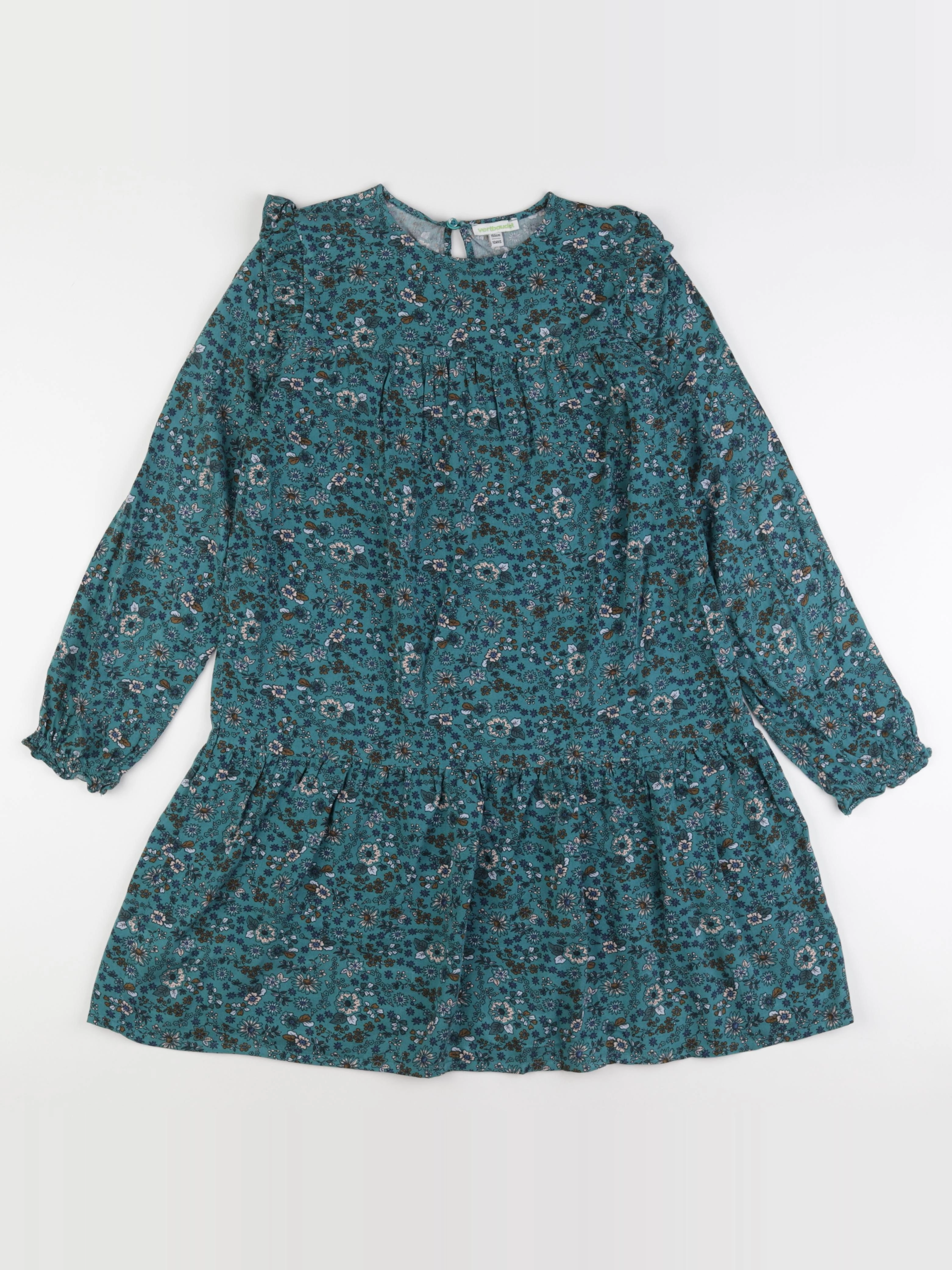 Vertbaudet - robe vert - 12 ans