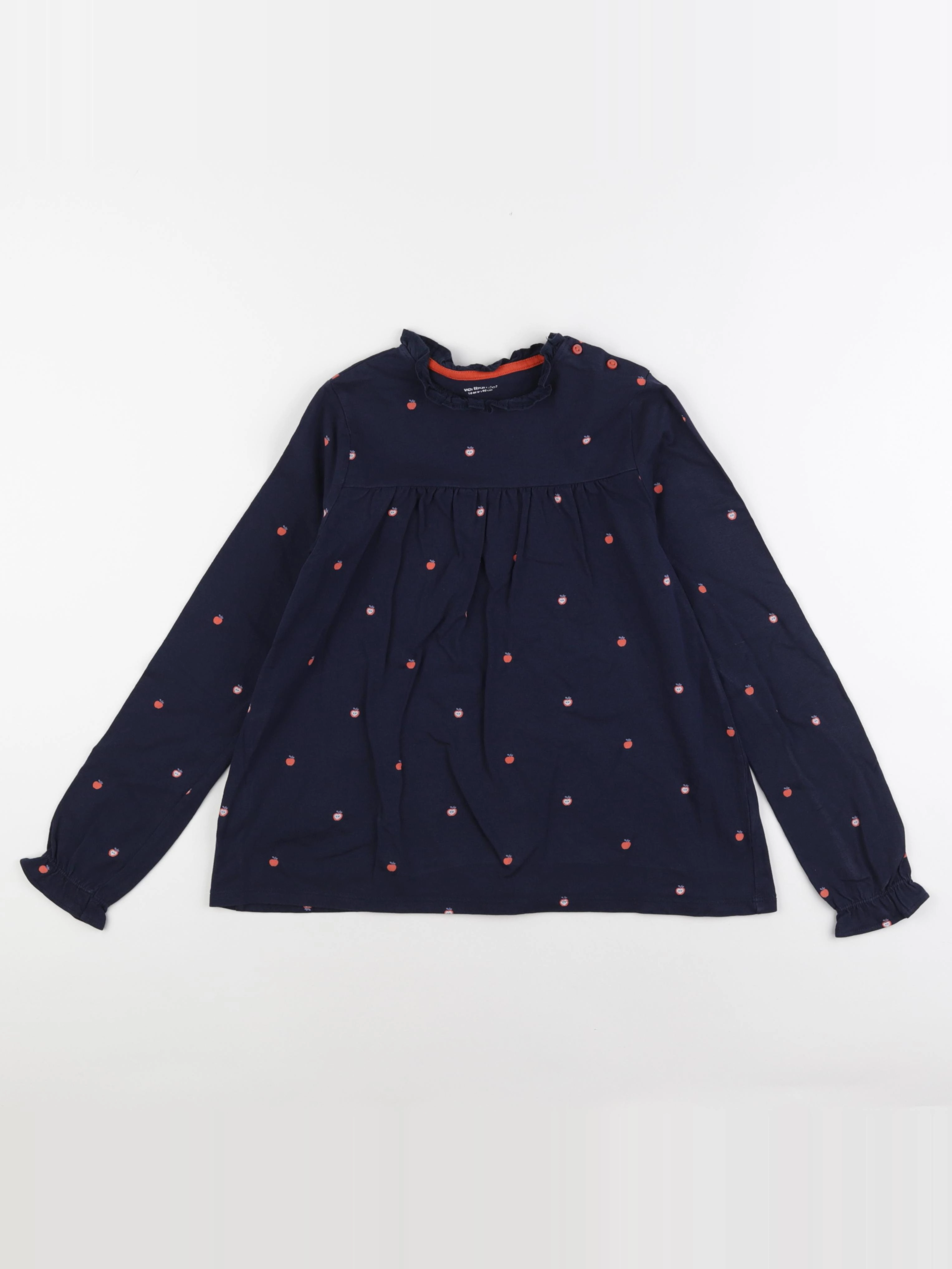 Vertbaudet - tee-shirt bleu - 10 ans