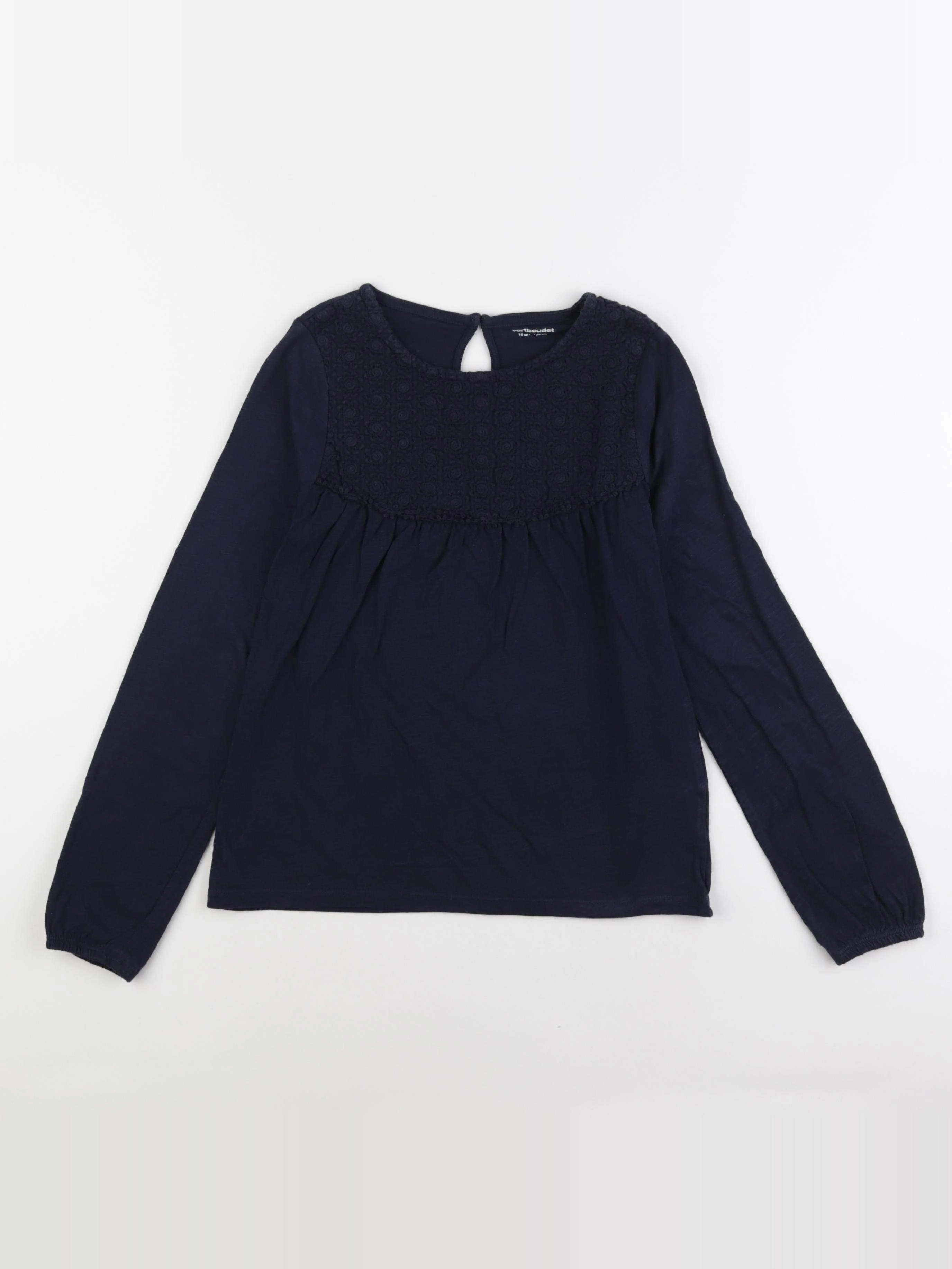Vertbaudet - tee-shirt bleu - 10 ans