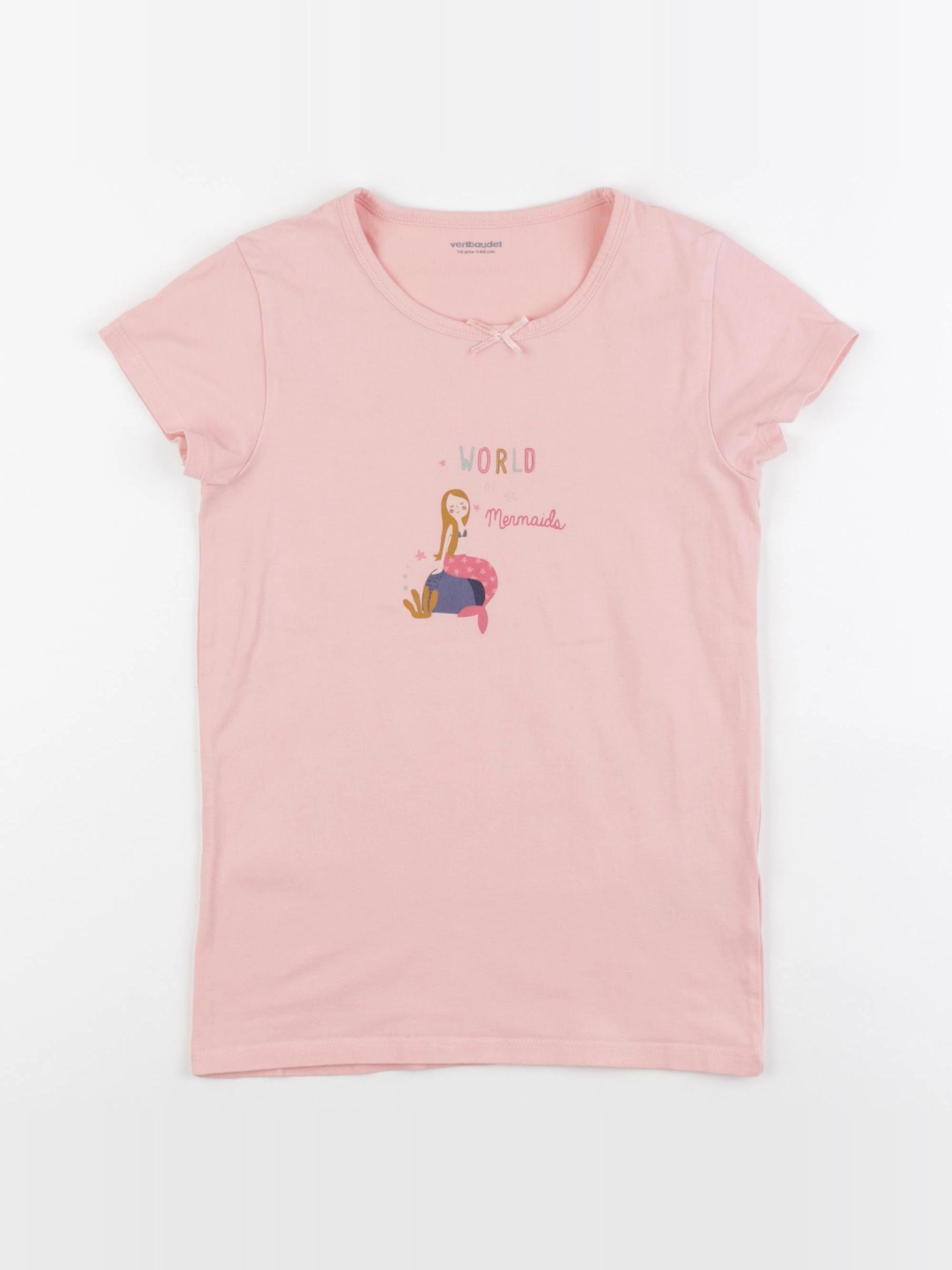 Vertbaudet - maillot de corps rose - 10 ans