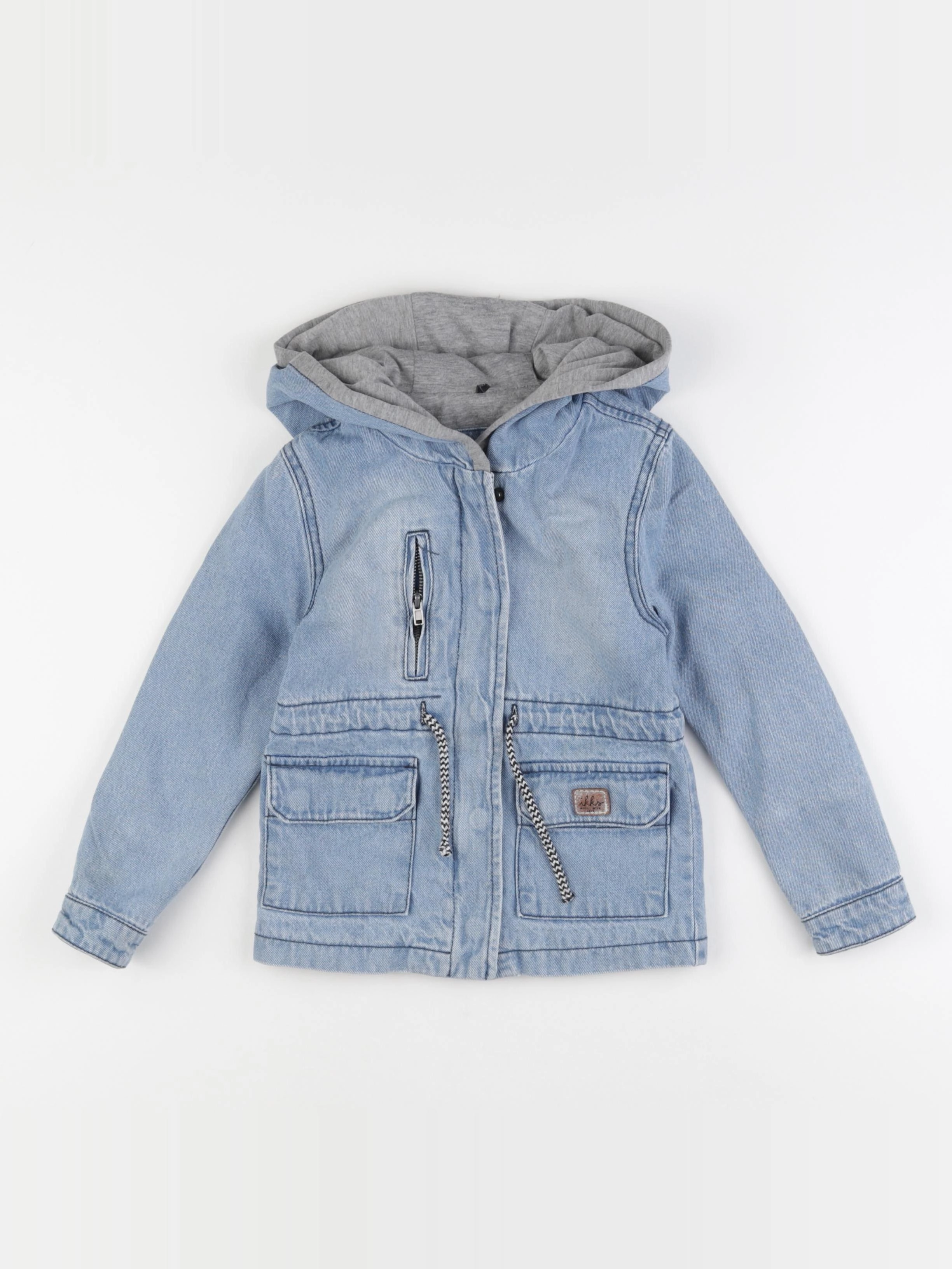 IKKS - veste imprimé au dos bleu - 4 ans