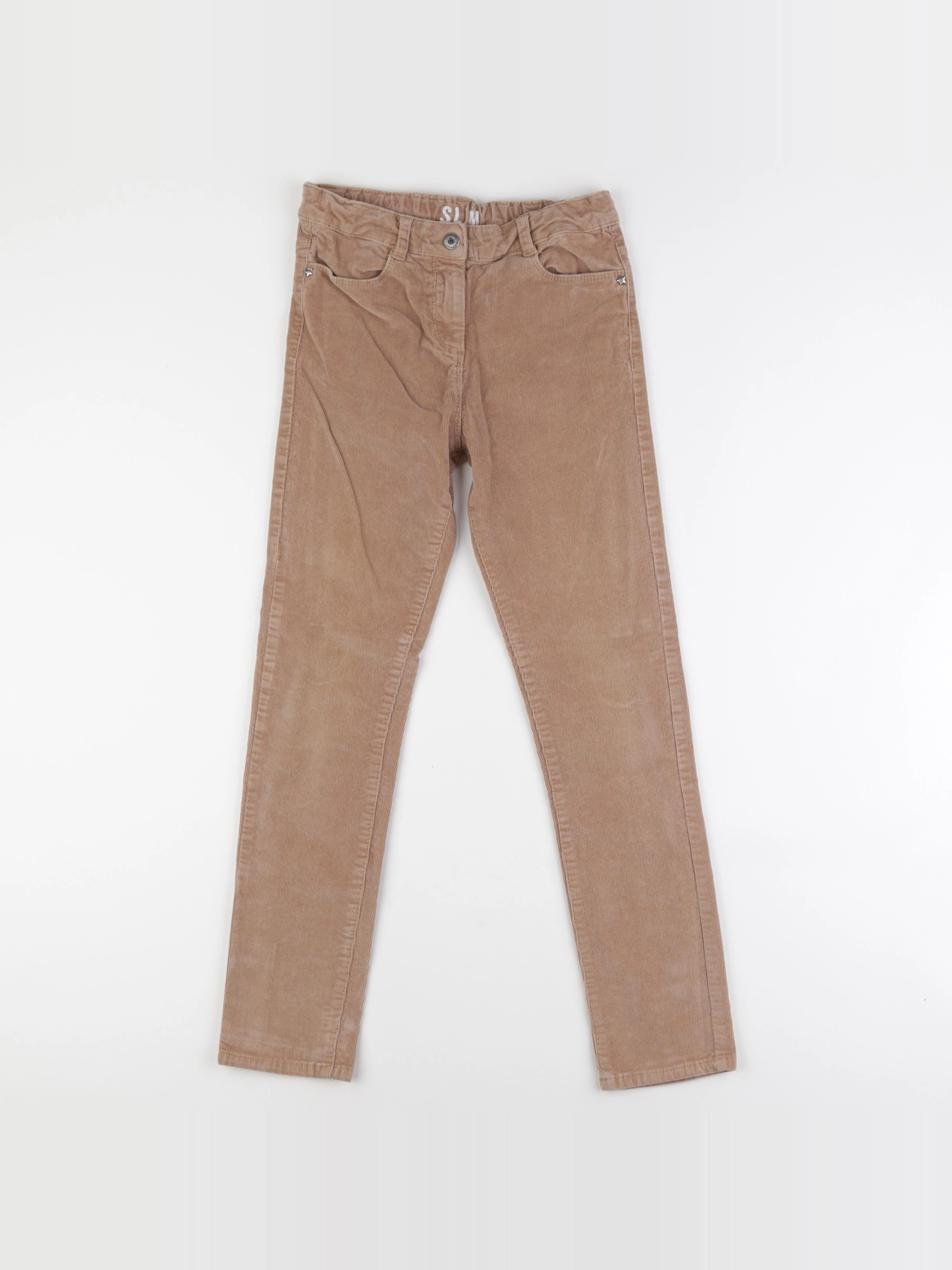 Vertbaudet - pantalon beige - 12 ans