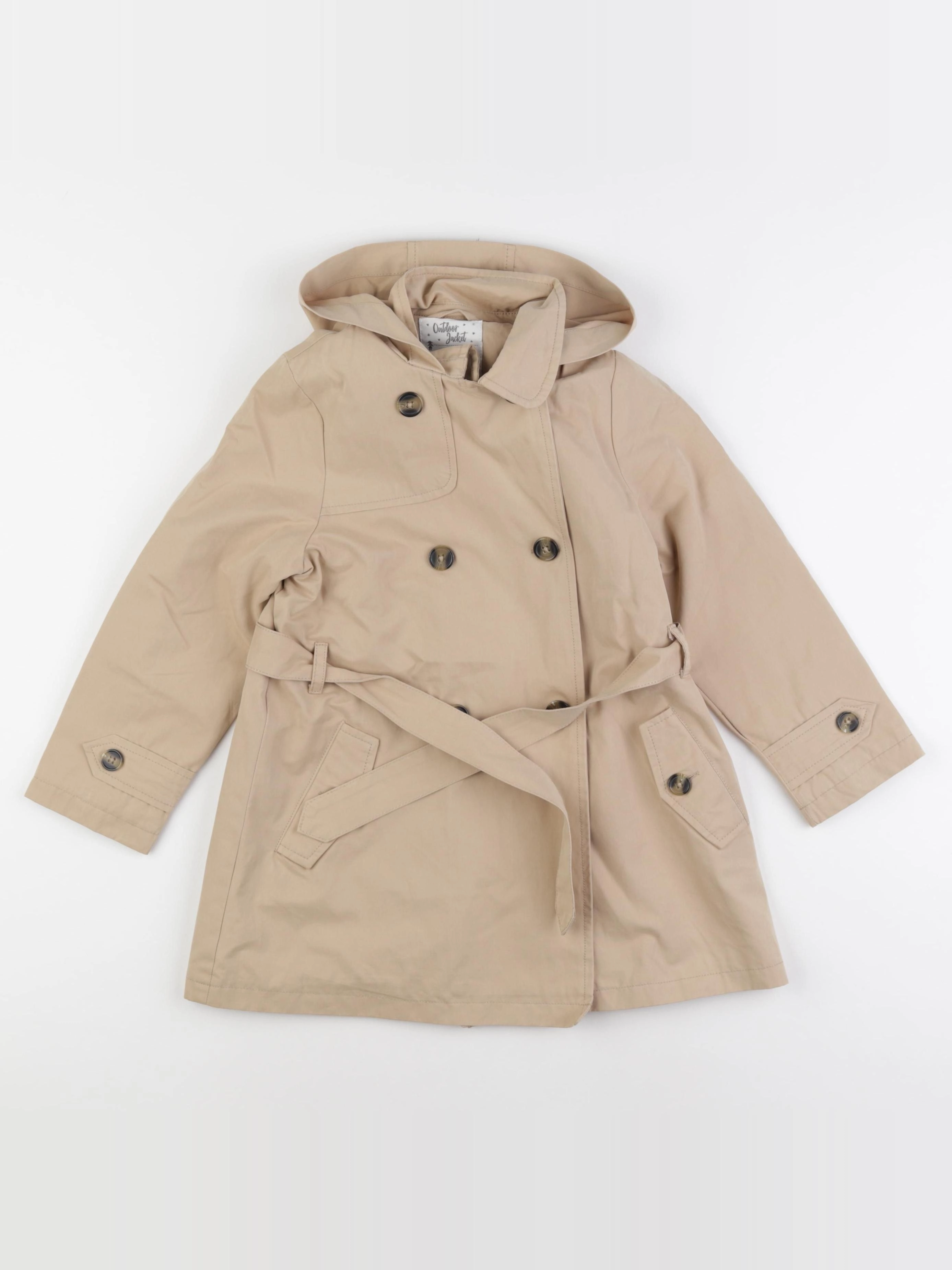 Vertbaudet - veste beige - 7 ans