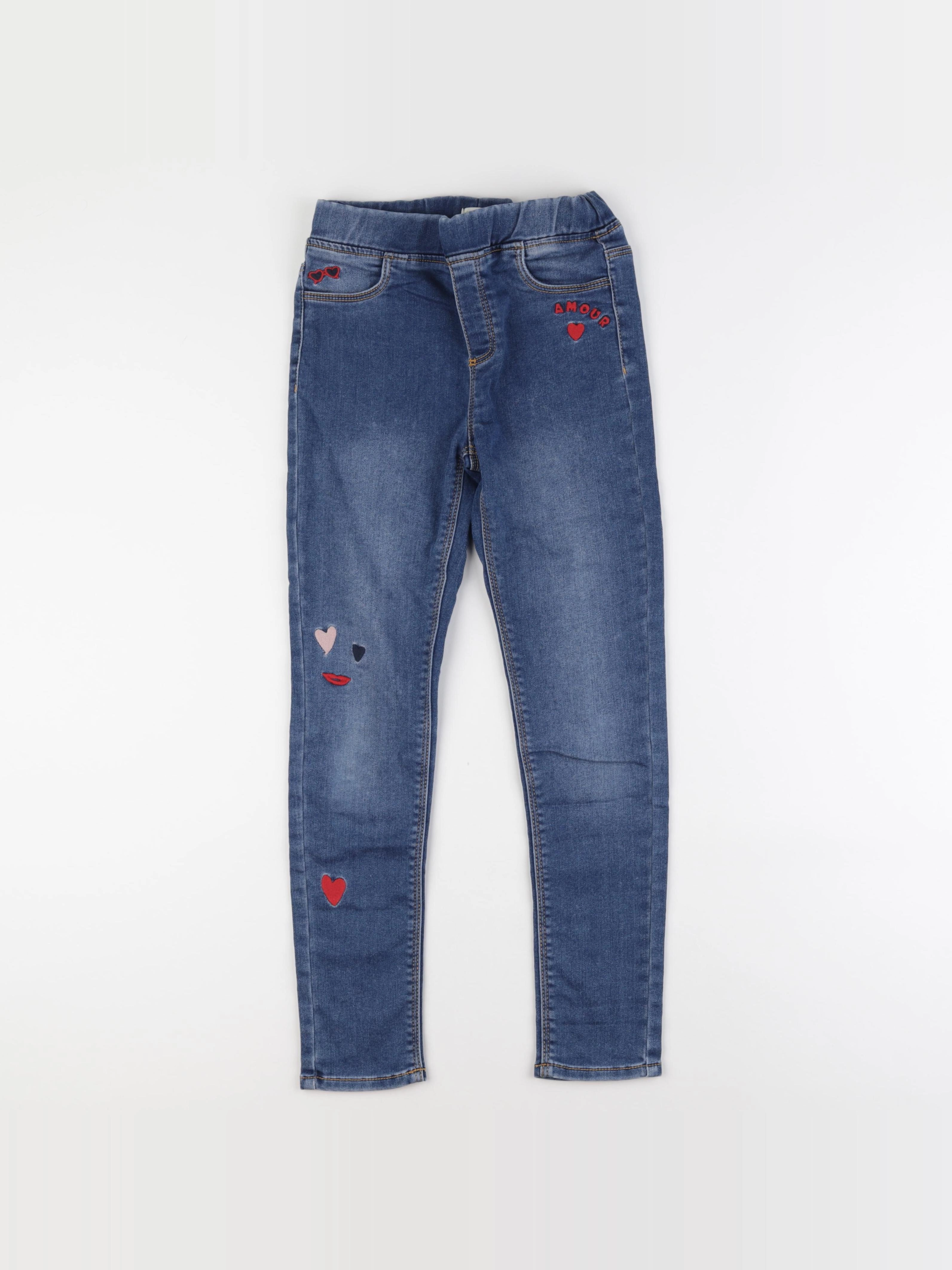 Vertbaudet - jegging bleu - 10 ans