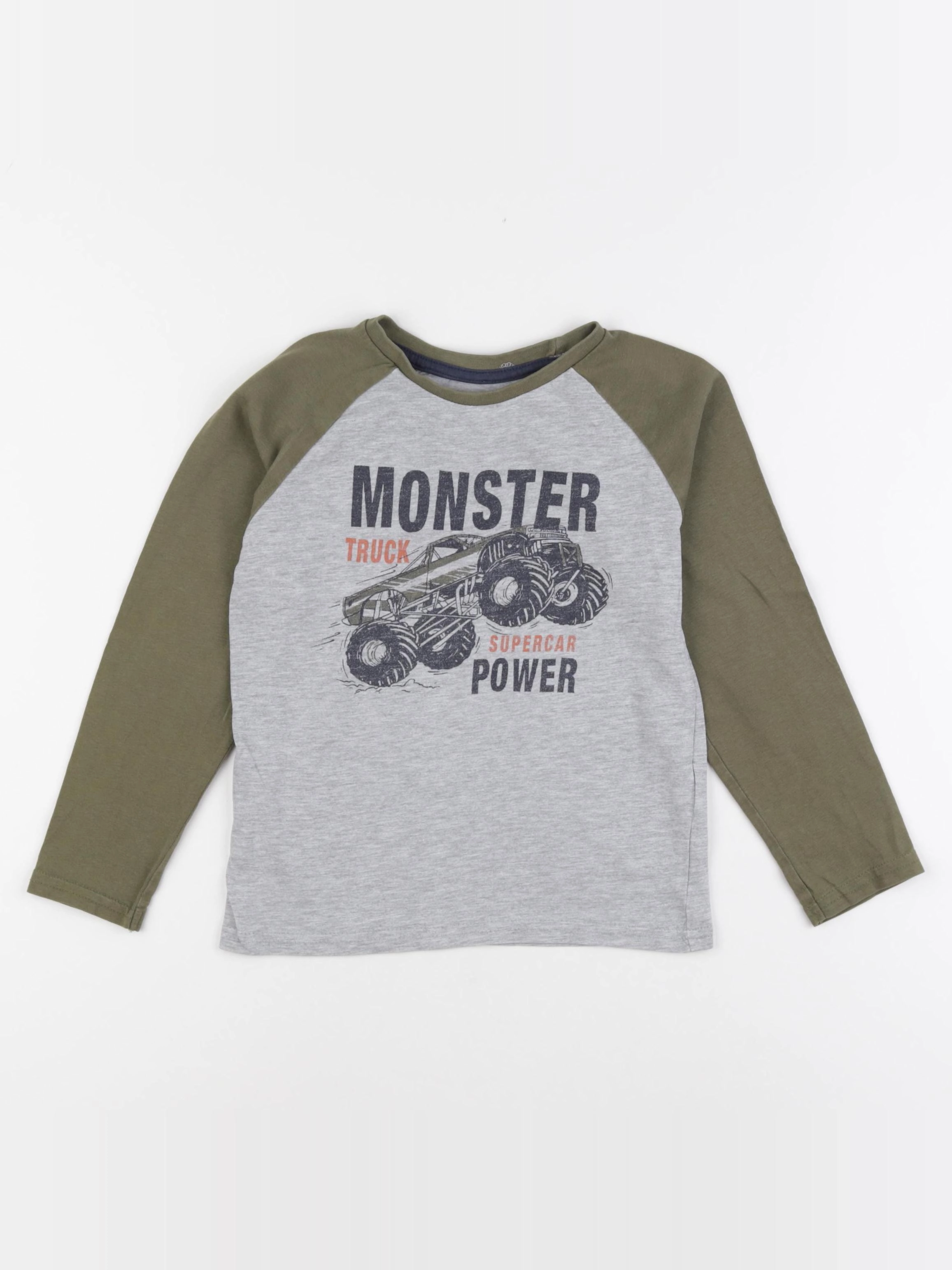 Vertbaudet - tee-shirt gris - 6 ans