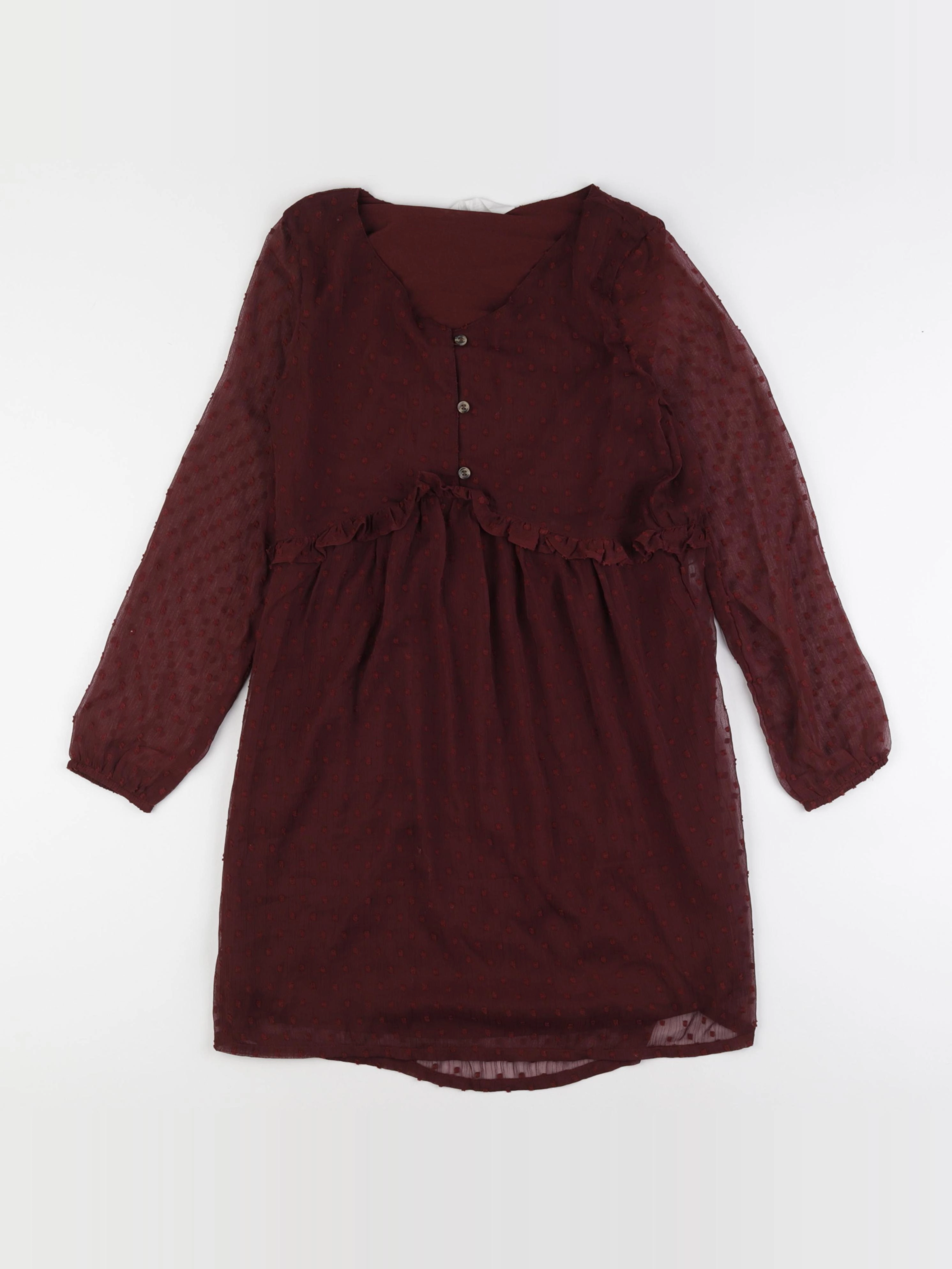H&M - robe rouge - 10/11 ans