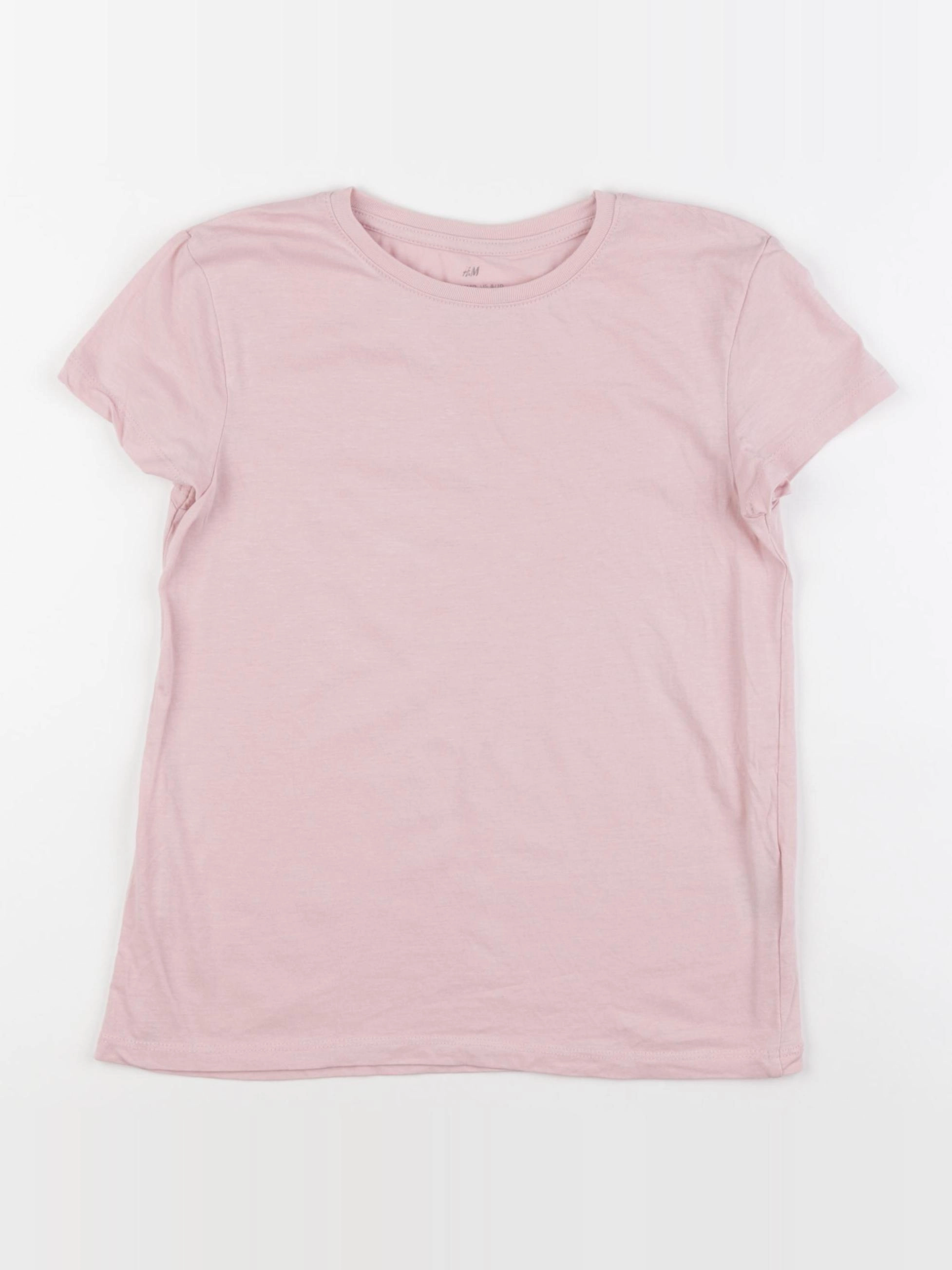 H&M - tee-shirt rose - 8/10 ans