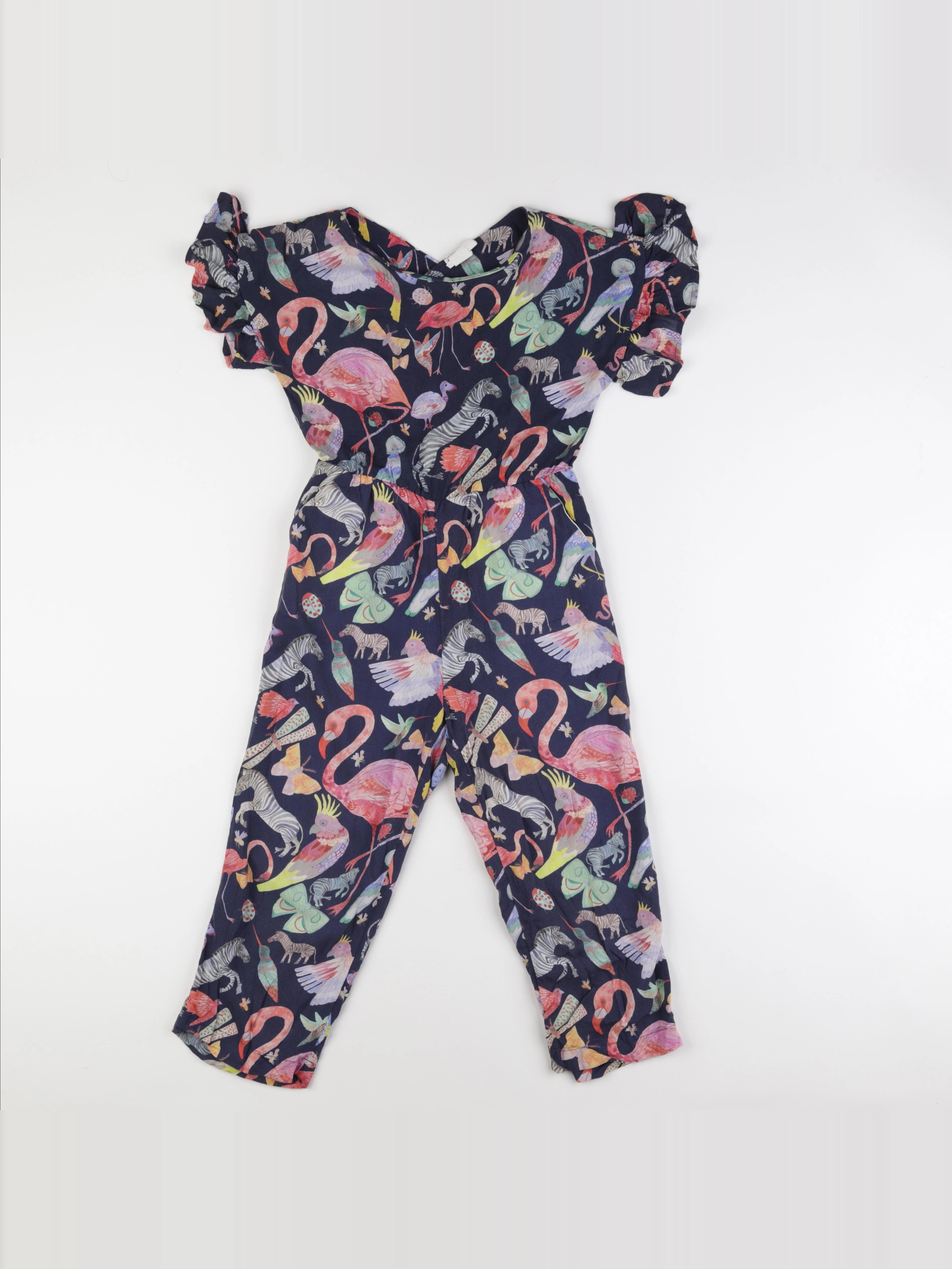 H&M - combinaison bleu - 8/9 ans