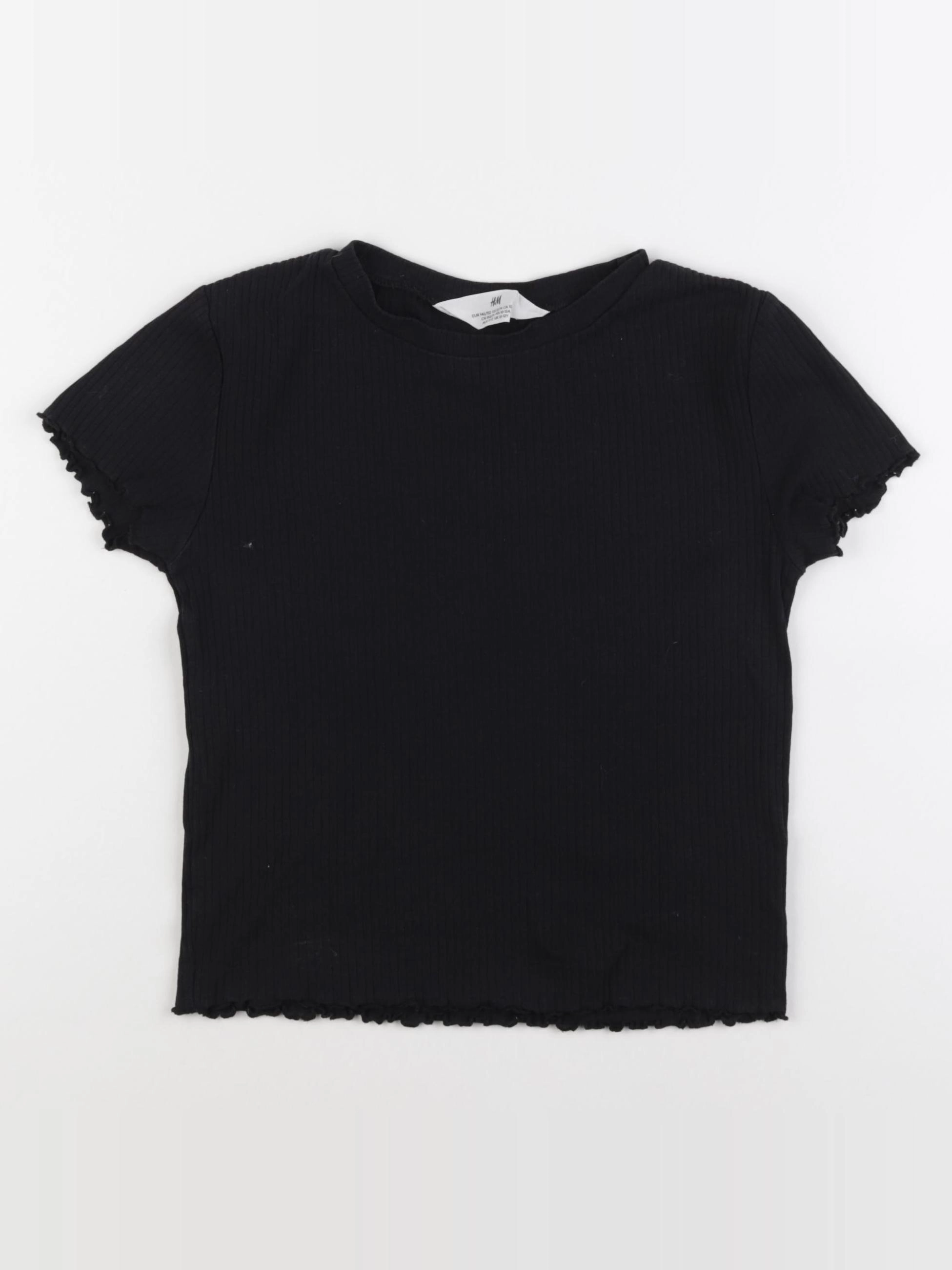 H&M - tee-shirt noir - 10/12 ans