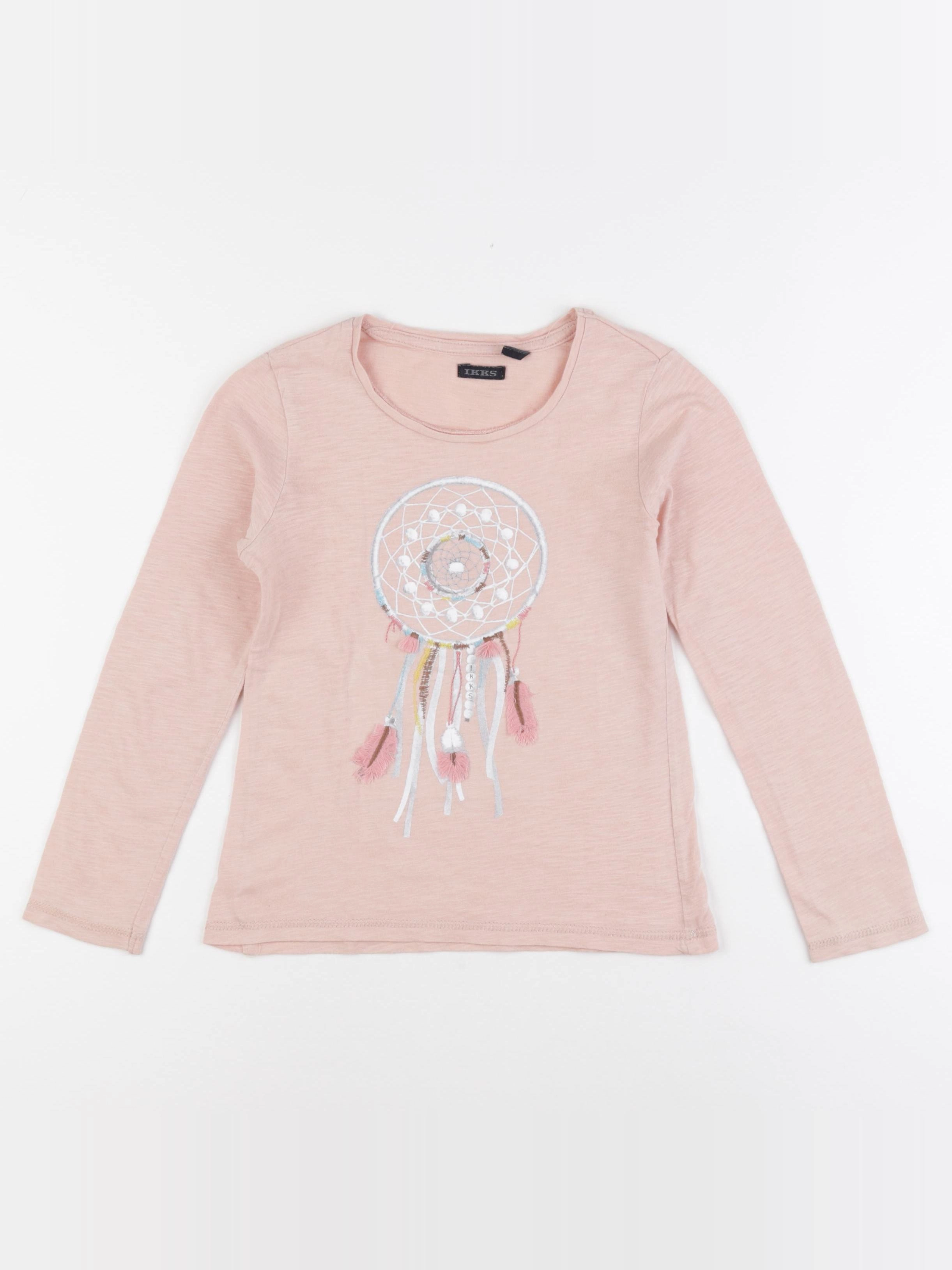 IKKS - tee-shirt rose - 6 ans