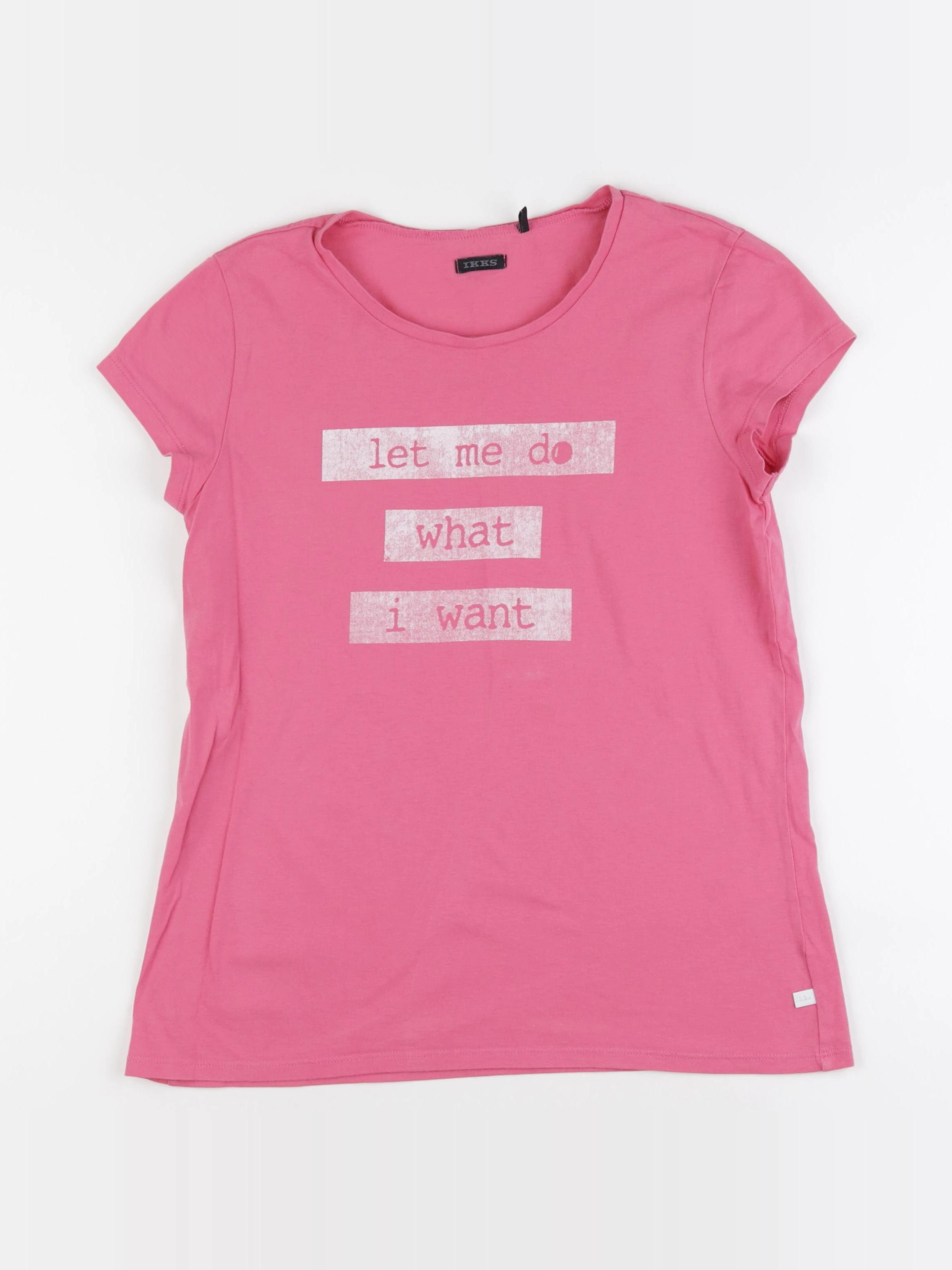 IKKS - tee-shirt rose - 14 ans