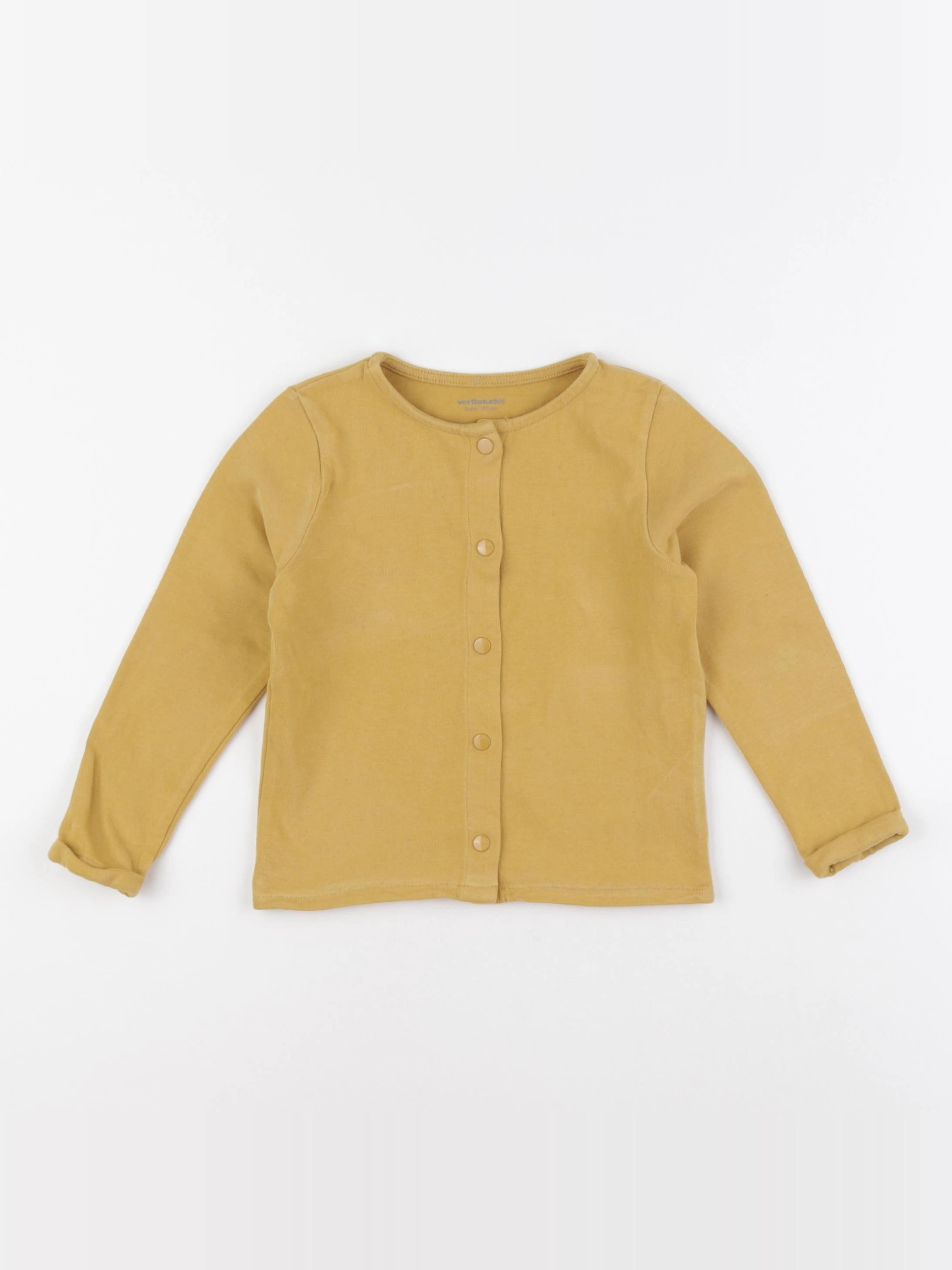 Vertbaudet - sweat jaune - 3 ans
