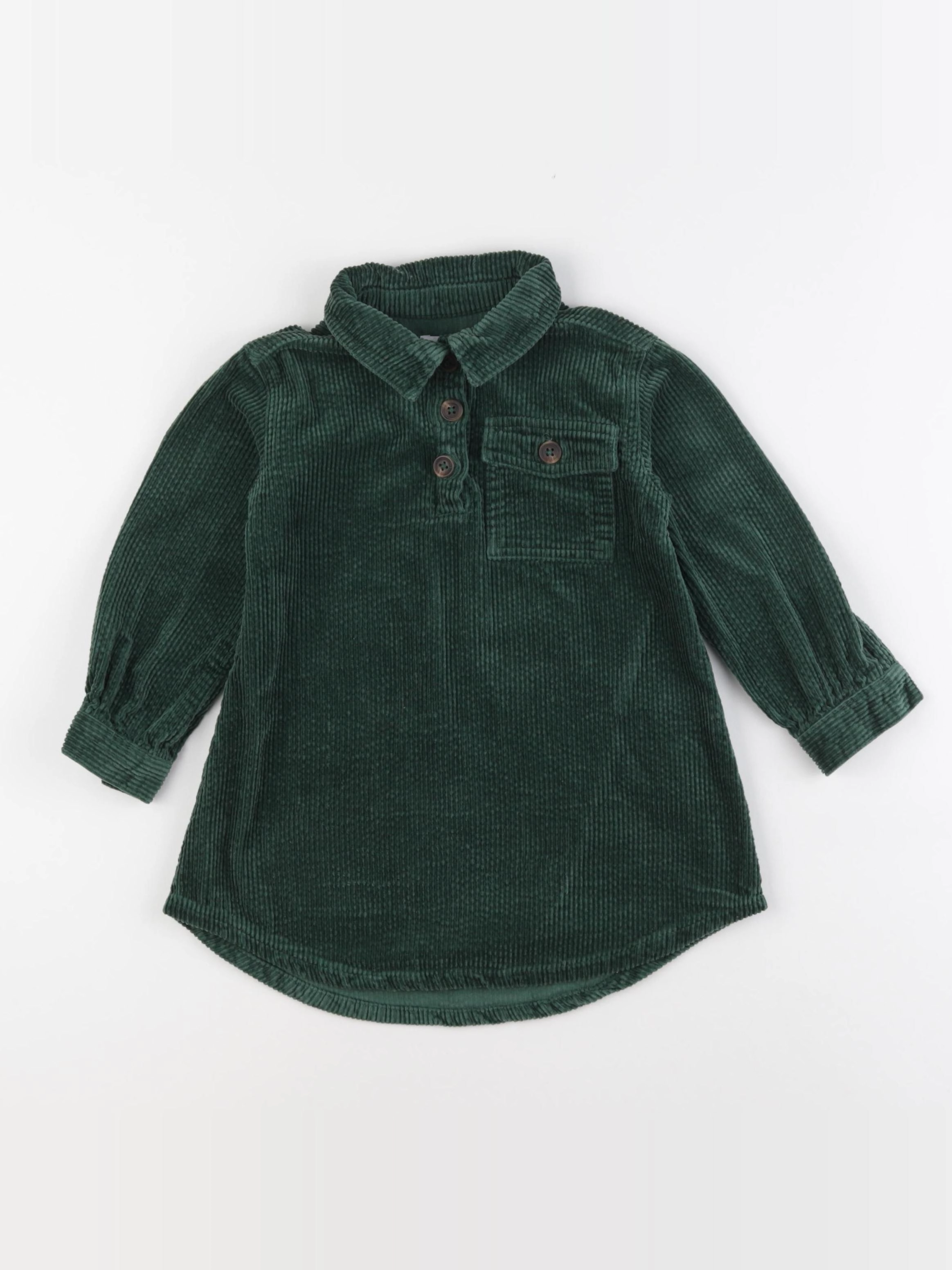 Vertbaudet - robe vert - 3 ans