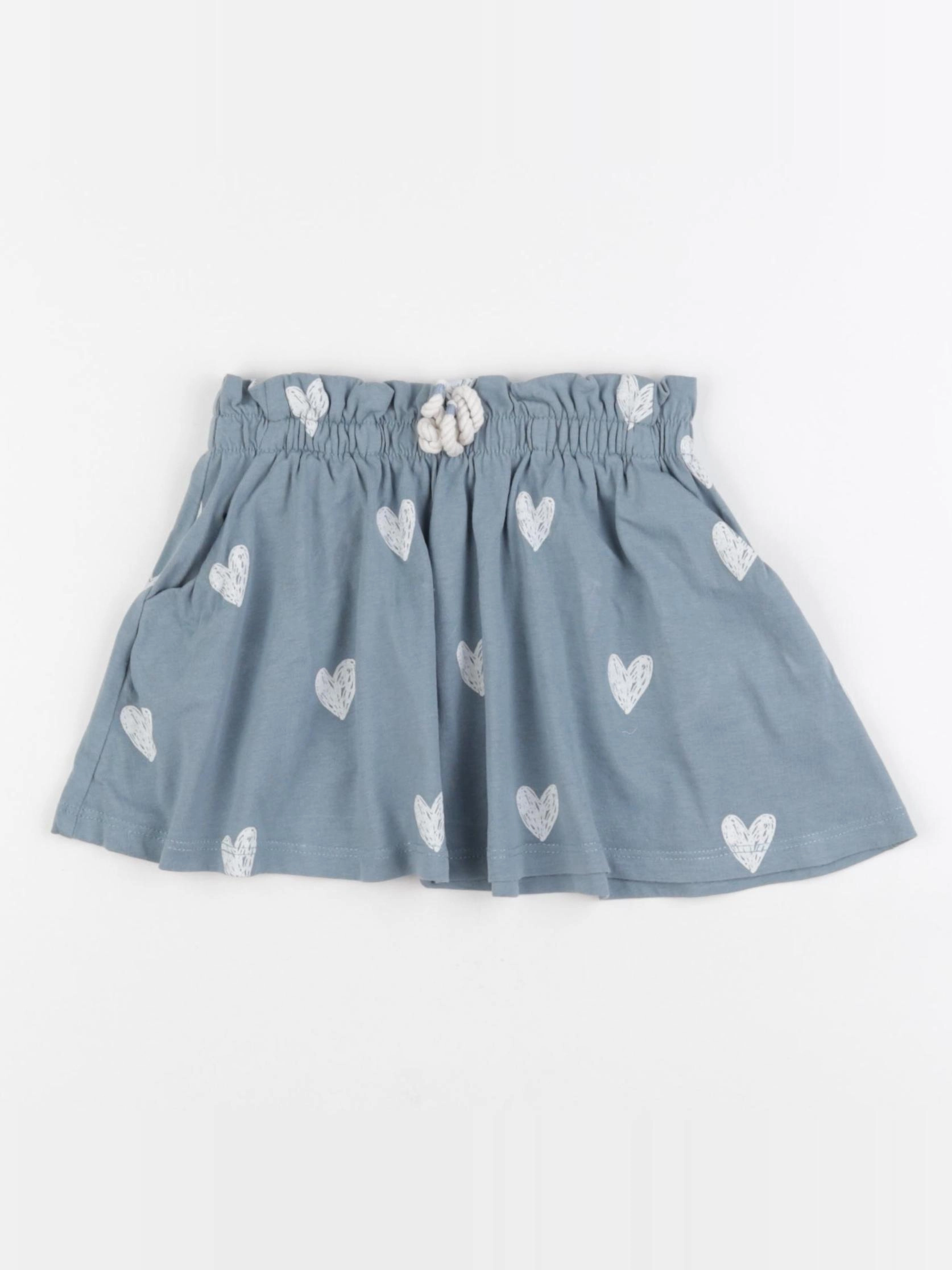 Vertbaudet - jupe bleu - 2 ans