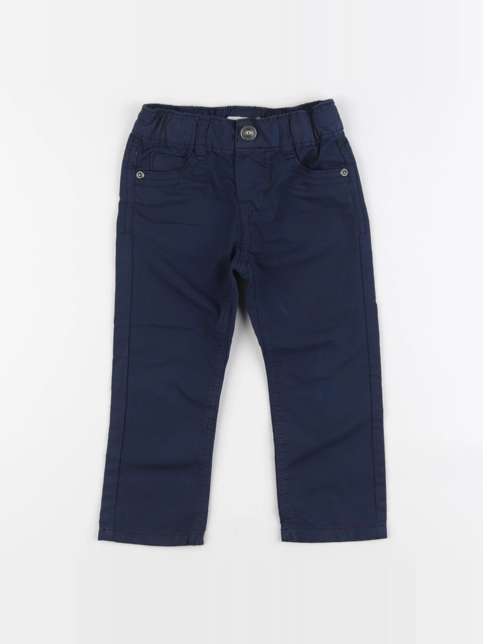 Vertbaudet - pantalon bleu - 2 ans