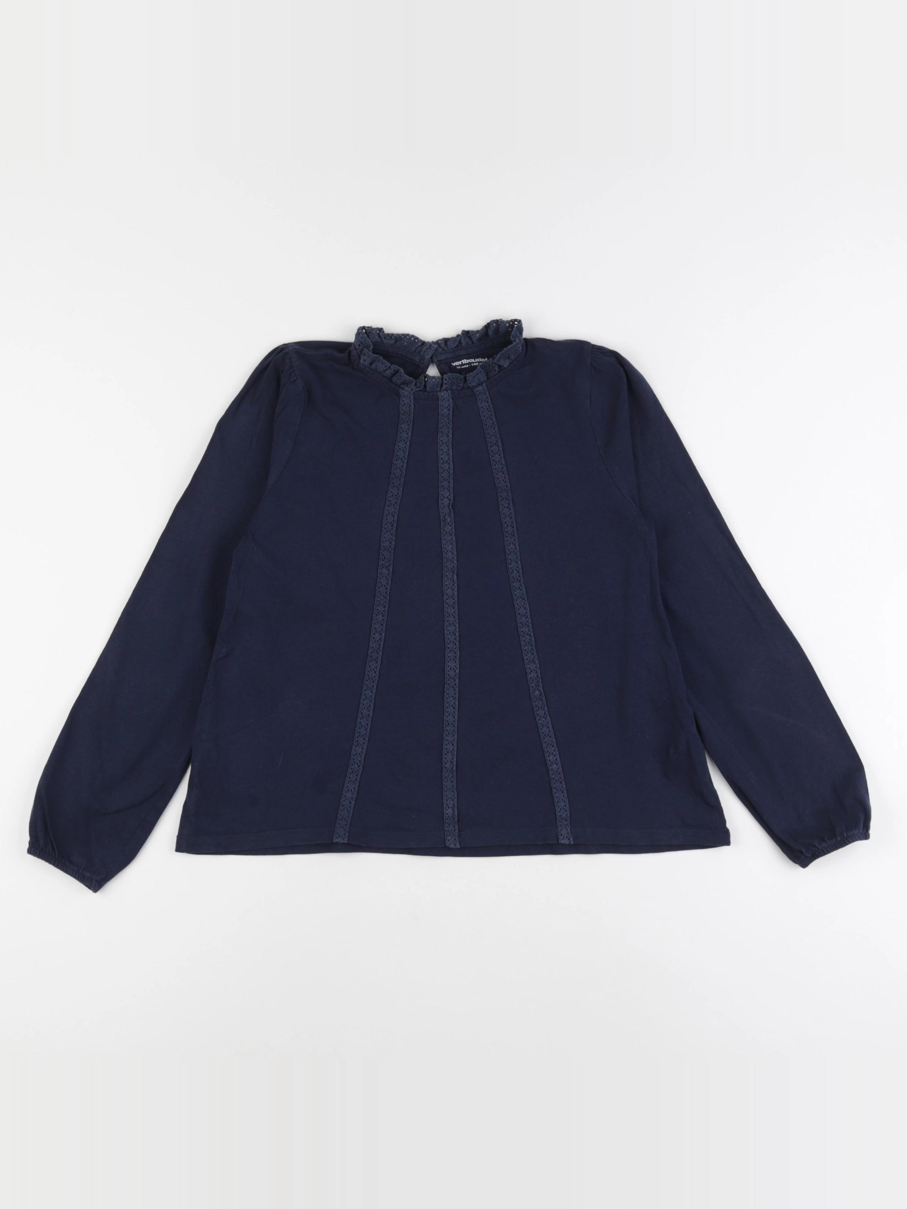 Vertbaudet - tee-shirt bleu - 10 ans