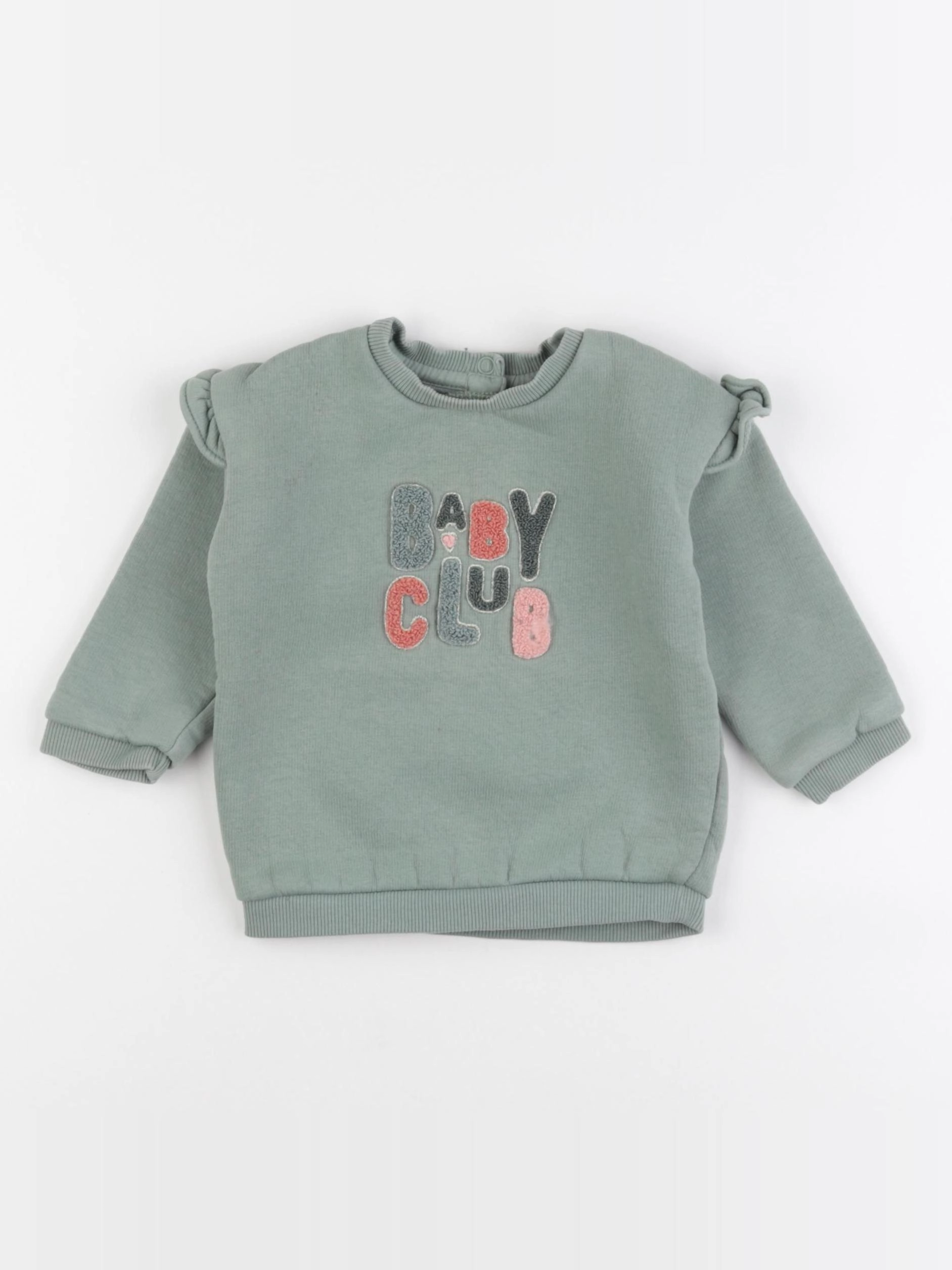 Tape à l'oeil - sweat vert - 18 mois