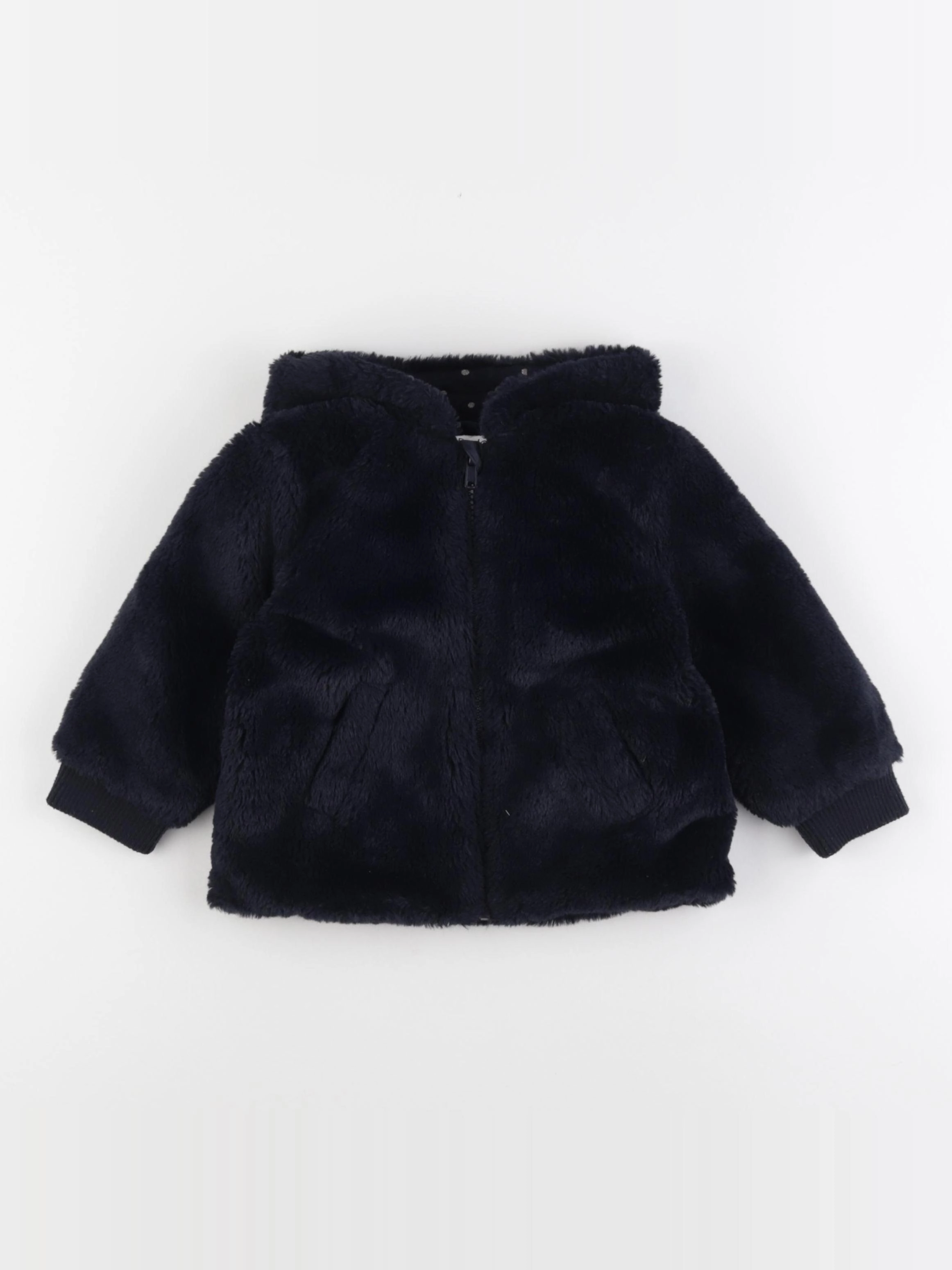 La Redoute - veste doublé bleu - 18 mois