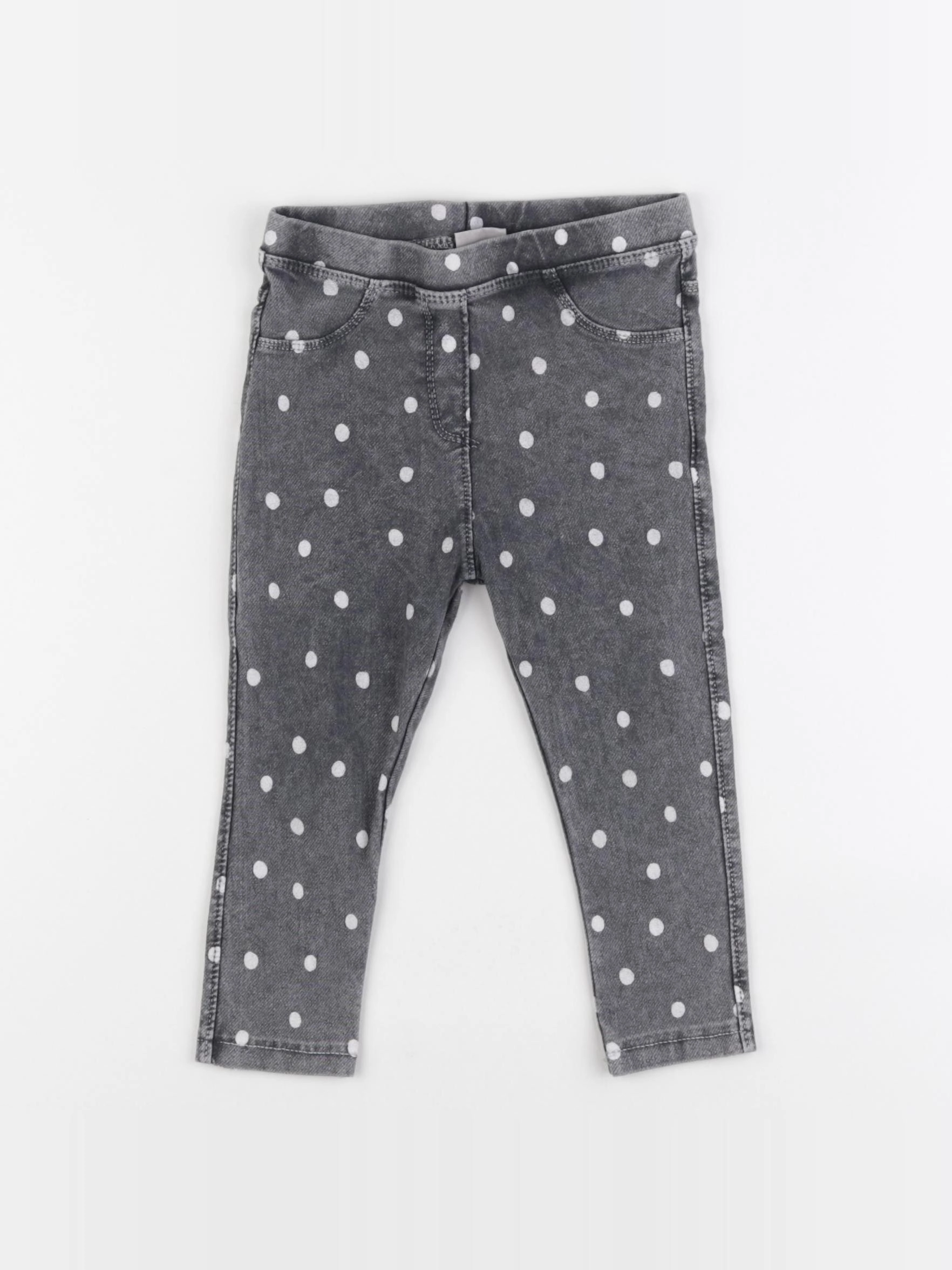 Zara - jegging gris - 18/24 mois