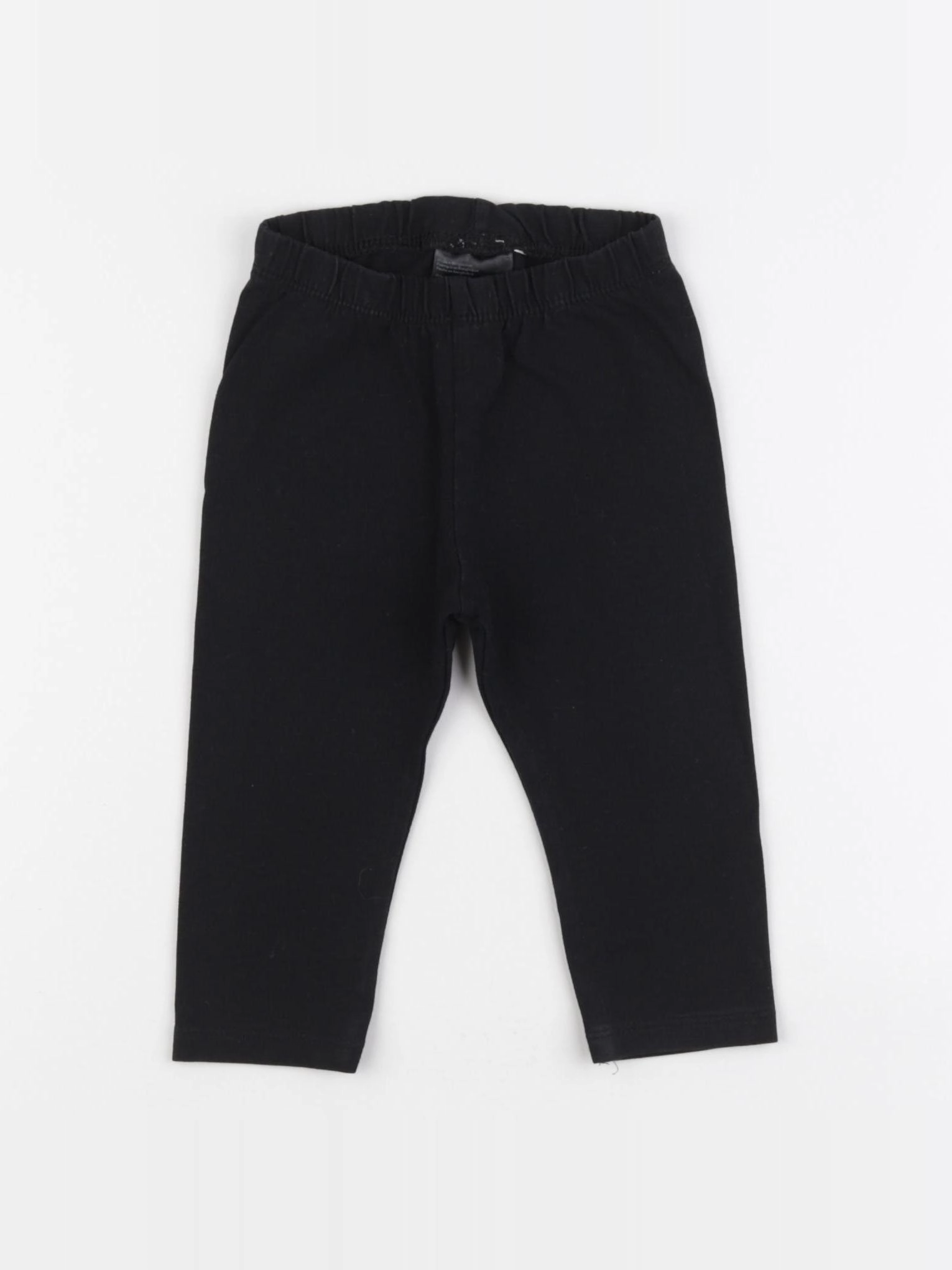 H&M - legging noir - 6/9 mois