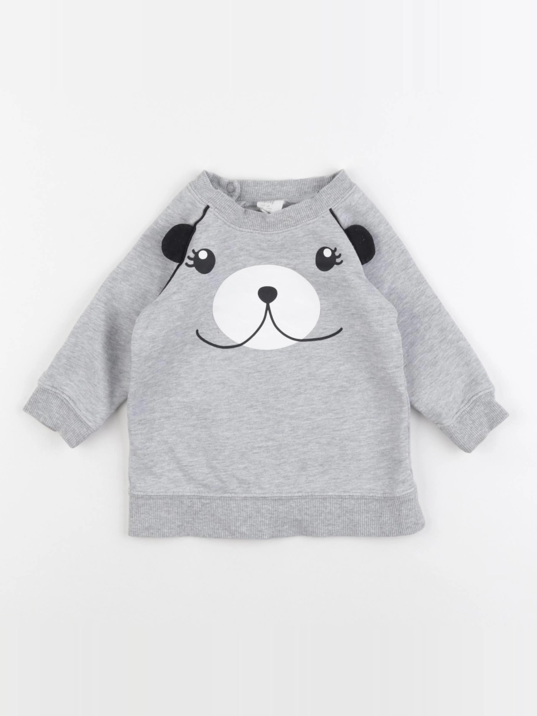 H&M - robe gris - 6 mois