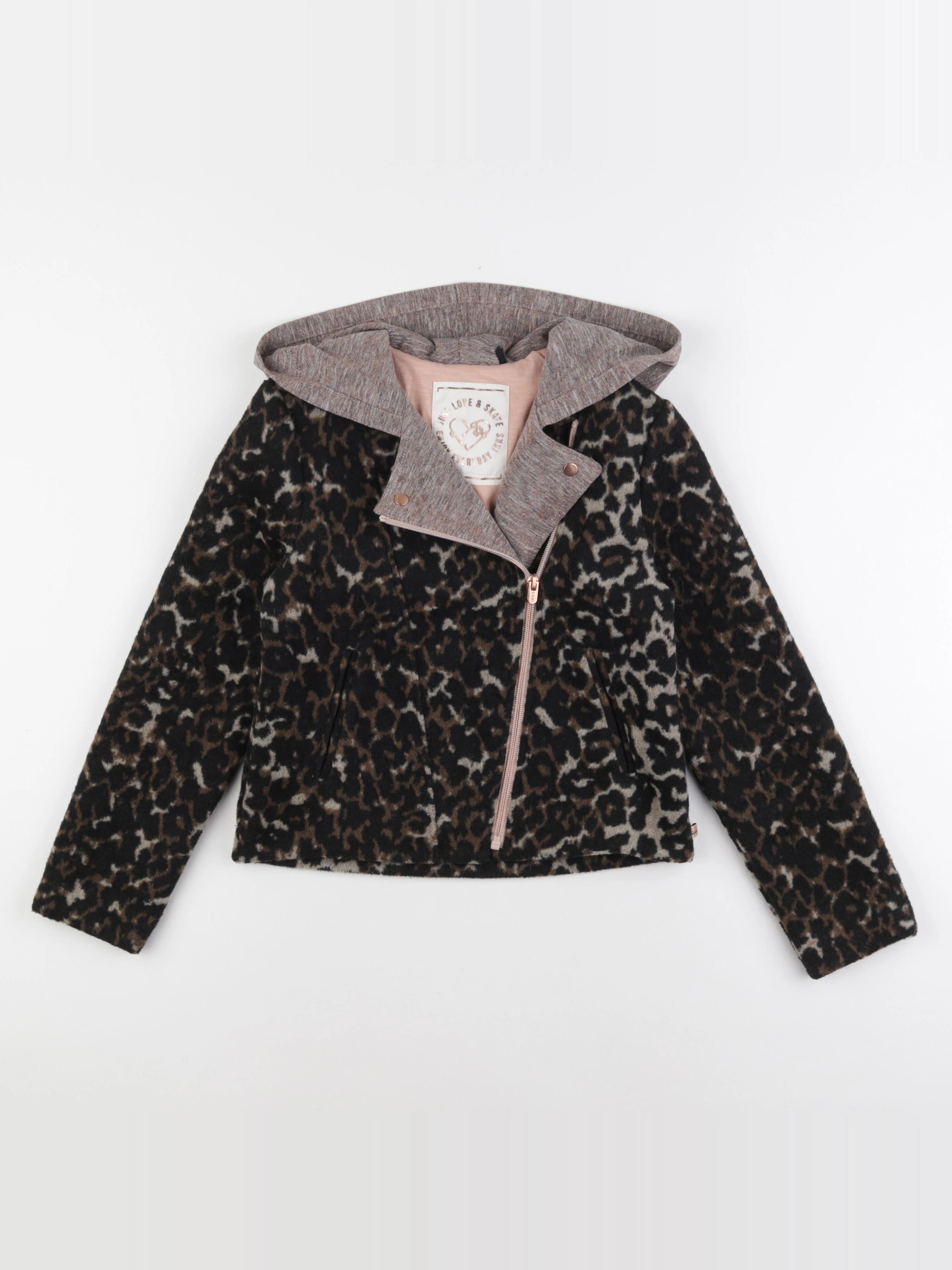 IKKS - veste doublé marron - 10 ans