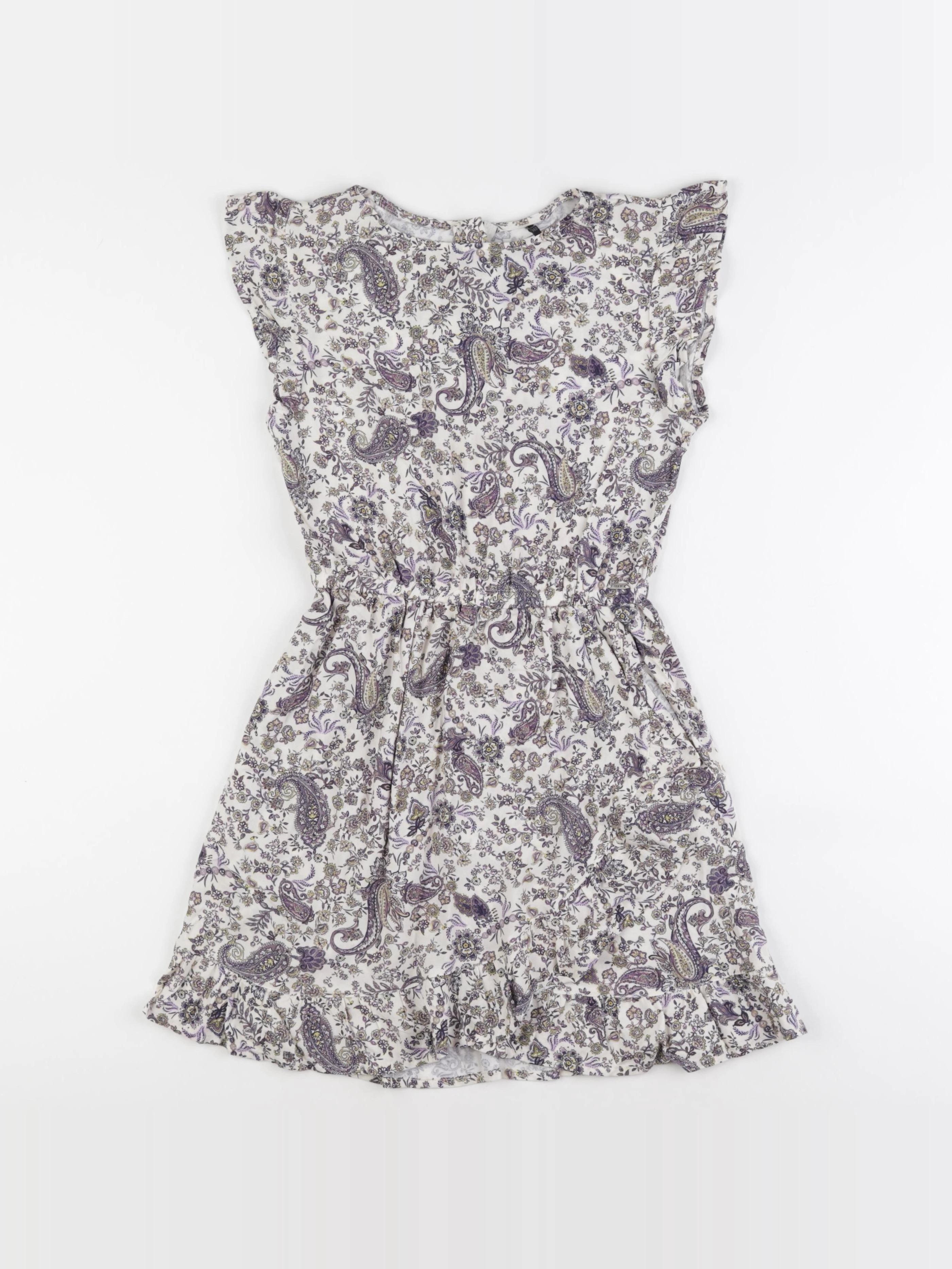 IKKS - robe violet - 10 ans
