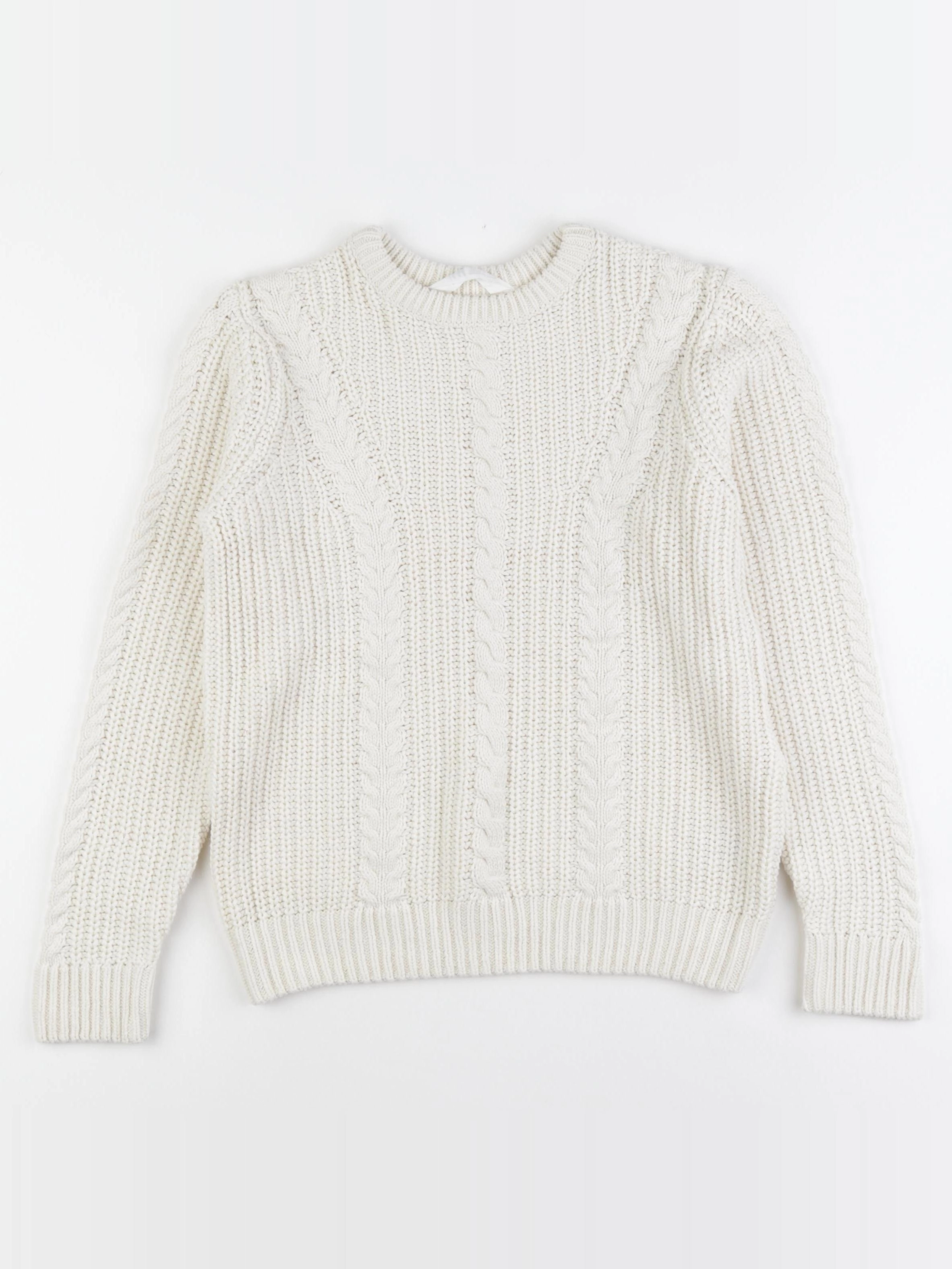H&M - pull beige - 8/10 ans