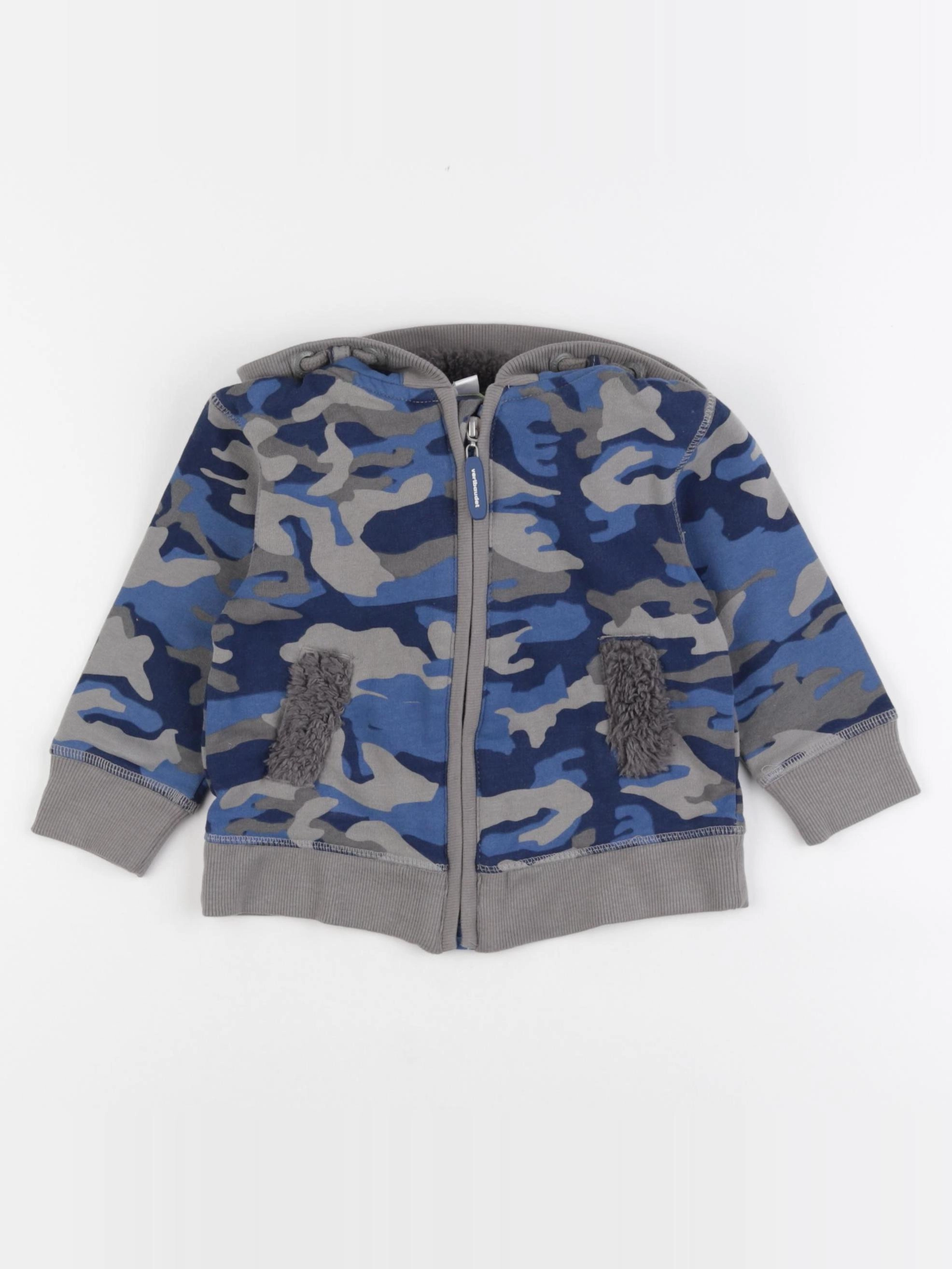 Vertbaudet - sweat bleu - 2 ans