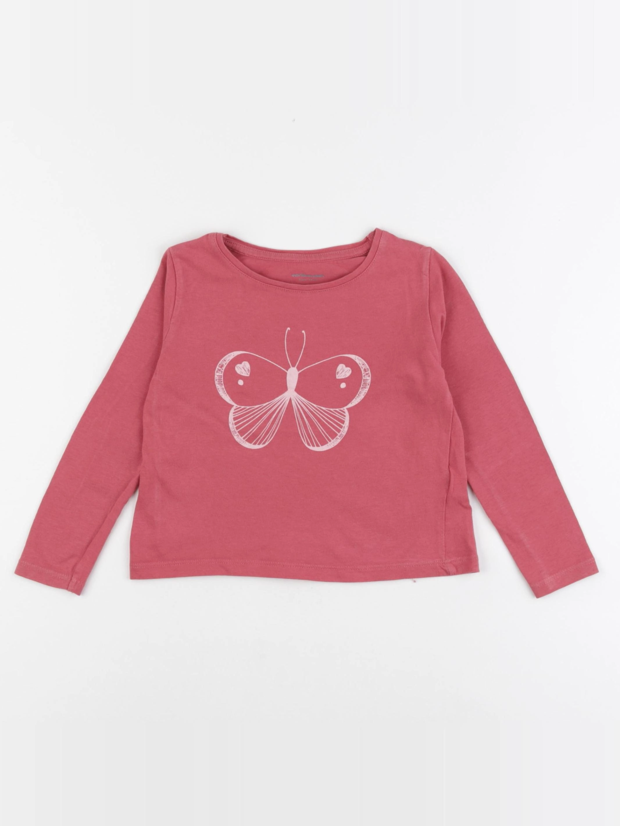 Vertbaudet - tee-shirt rose - 3 ans