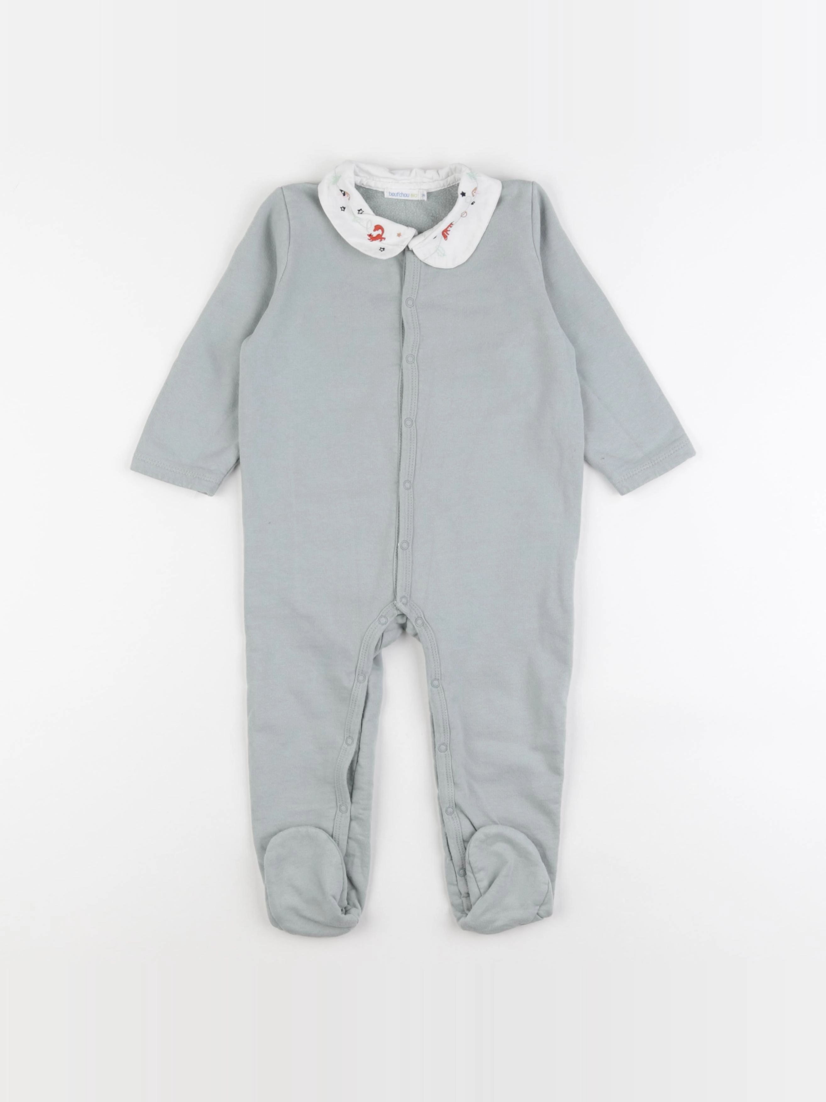 Boutchou - pyjama coton vert - 24 mois
