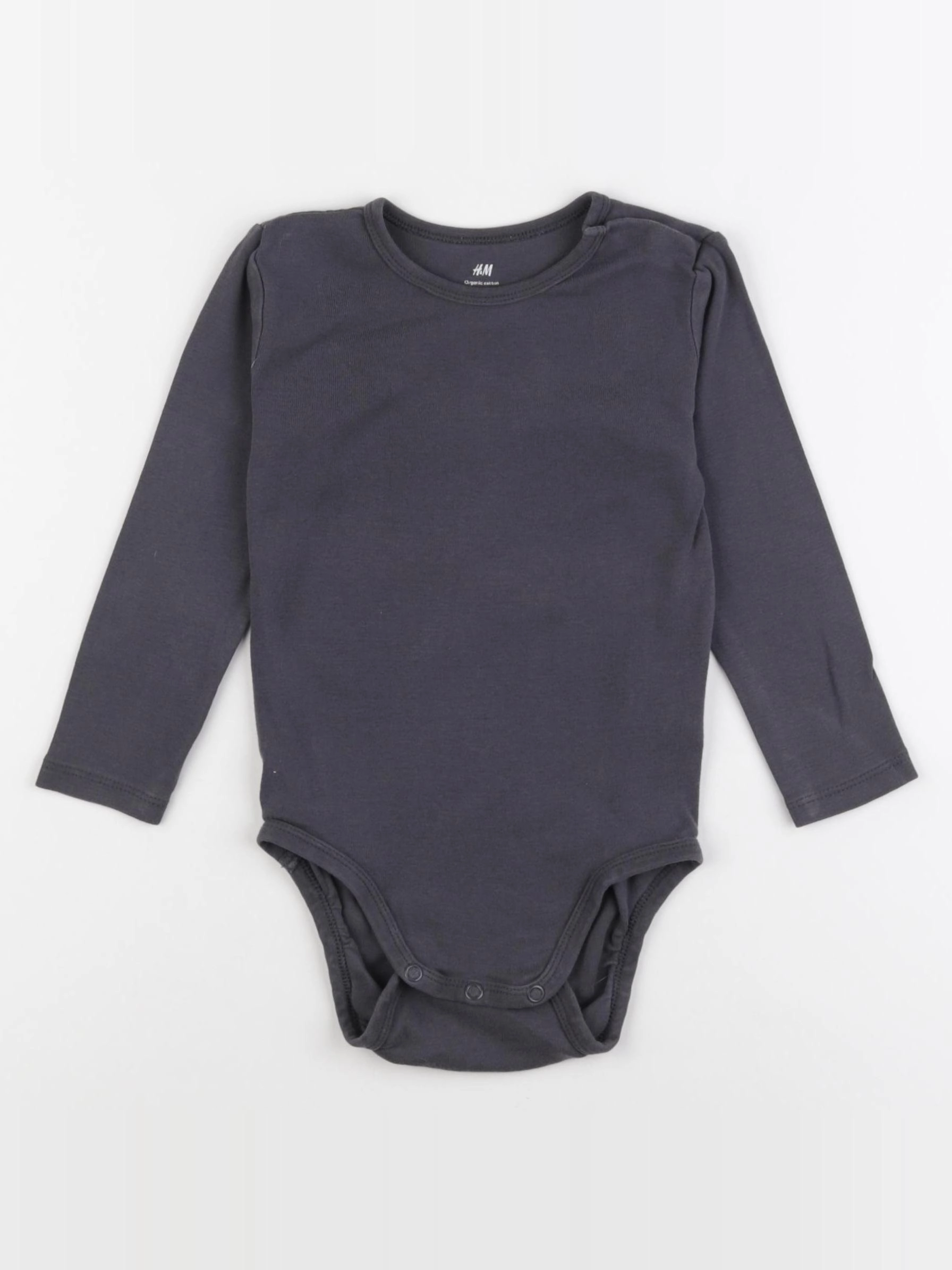 H&M - body bleu - 18/24 mois