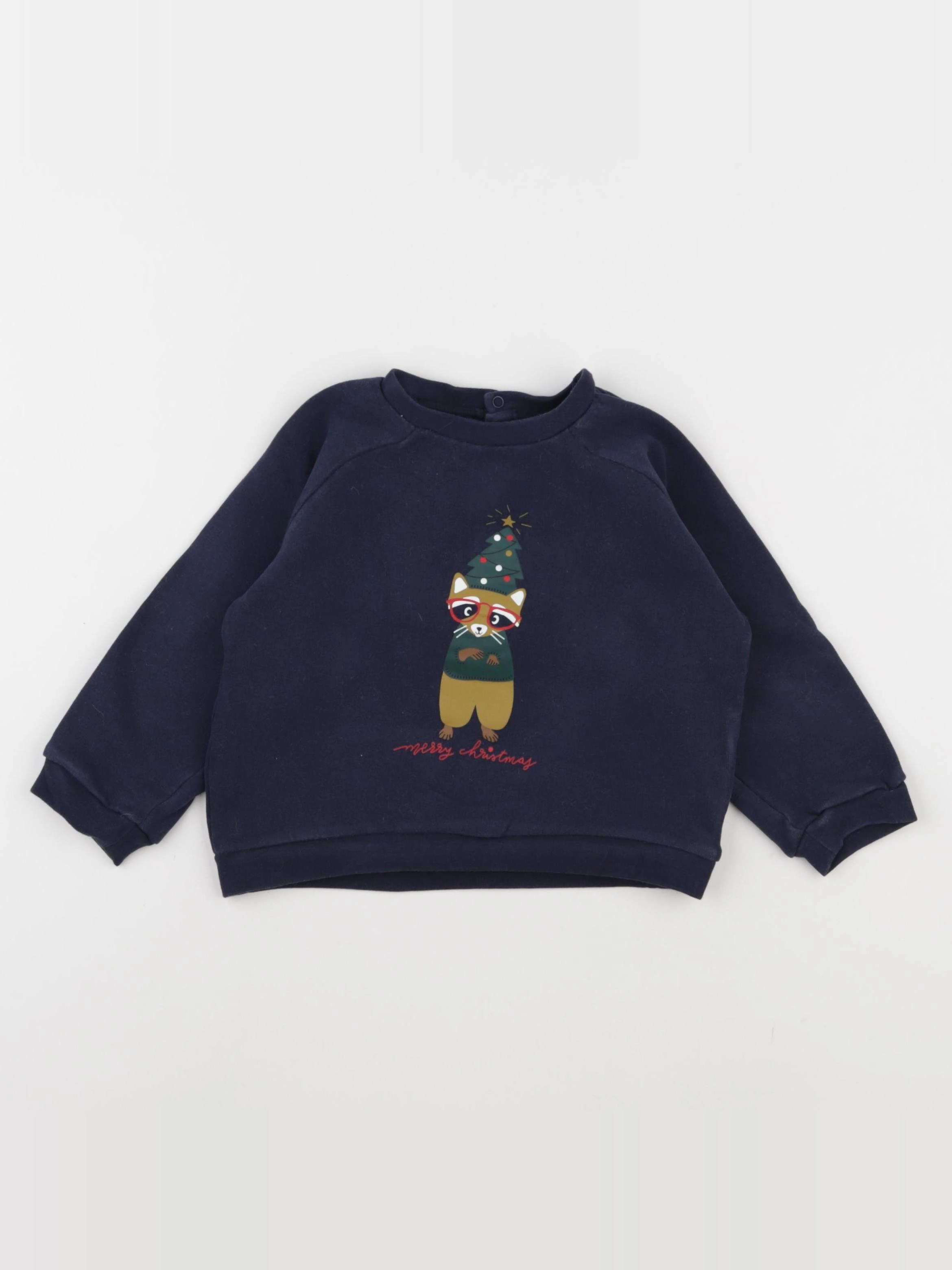 Vertbaudet - sweat multicolore - 24 mois