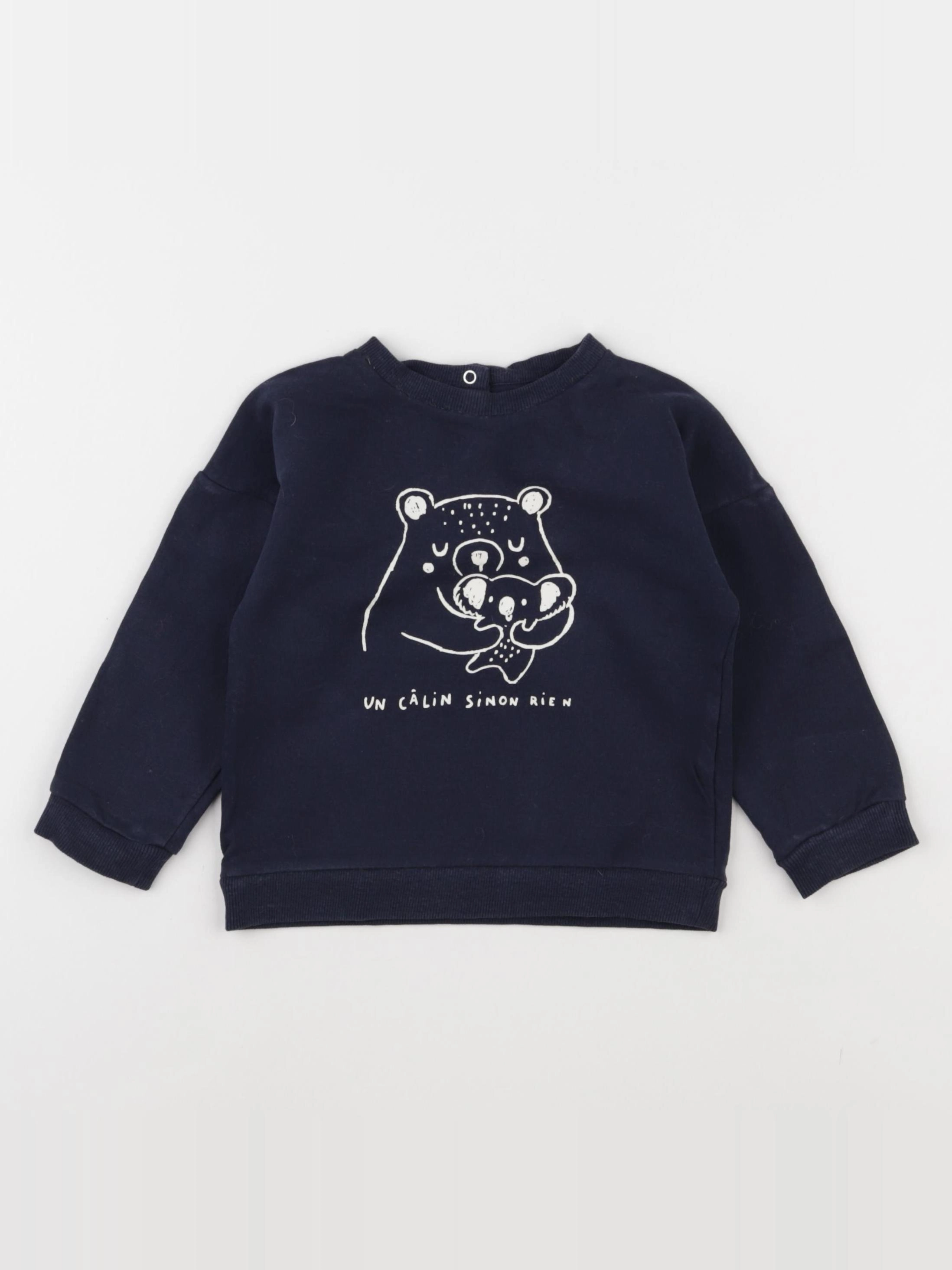 Vertbaudet - sweat multicolore - 24 mois