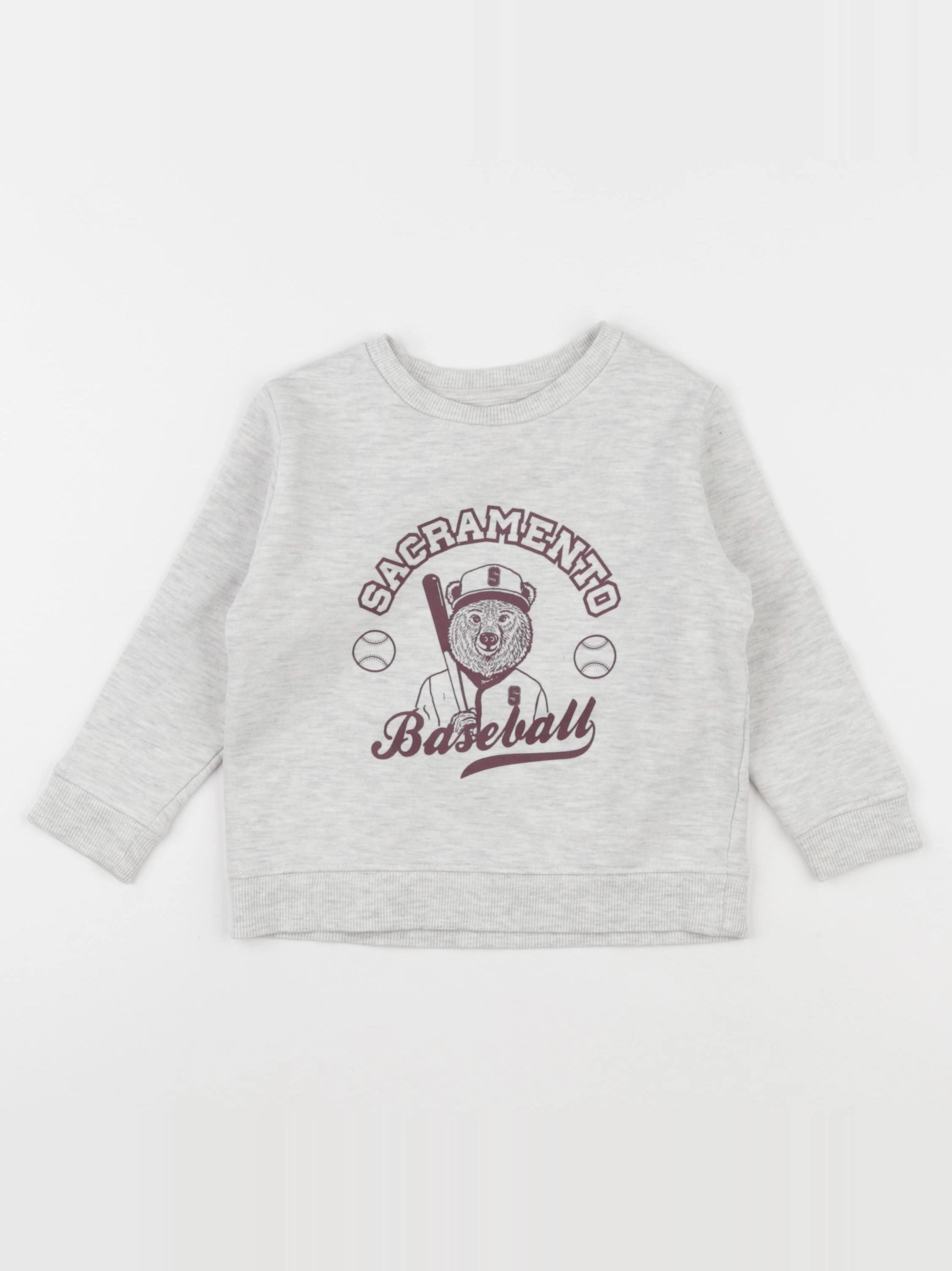 Vertbaudet - sweat gris - 3 ans
