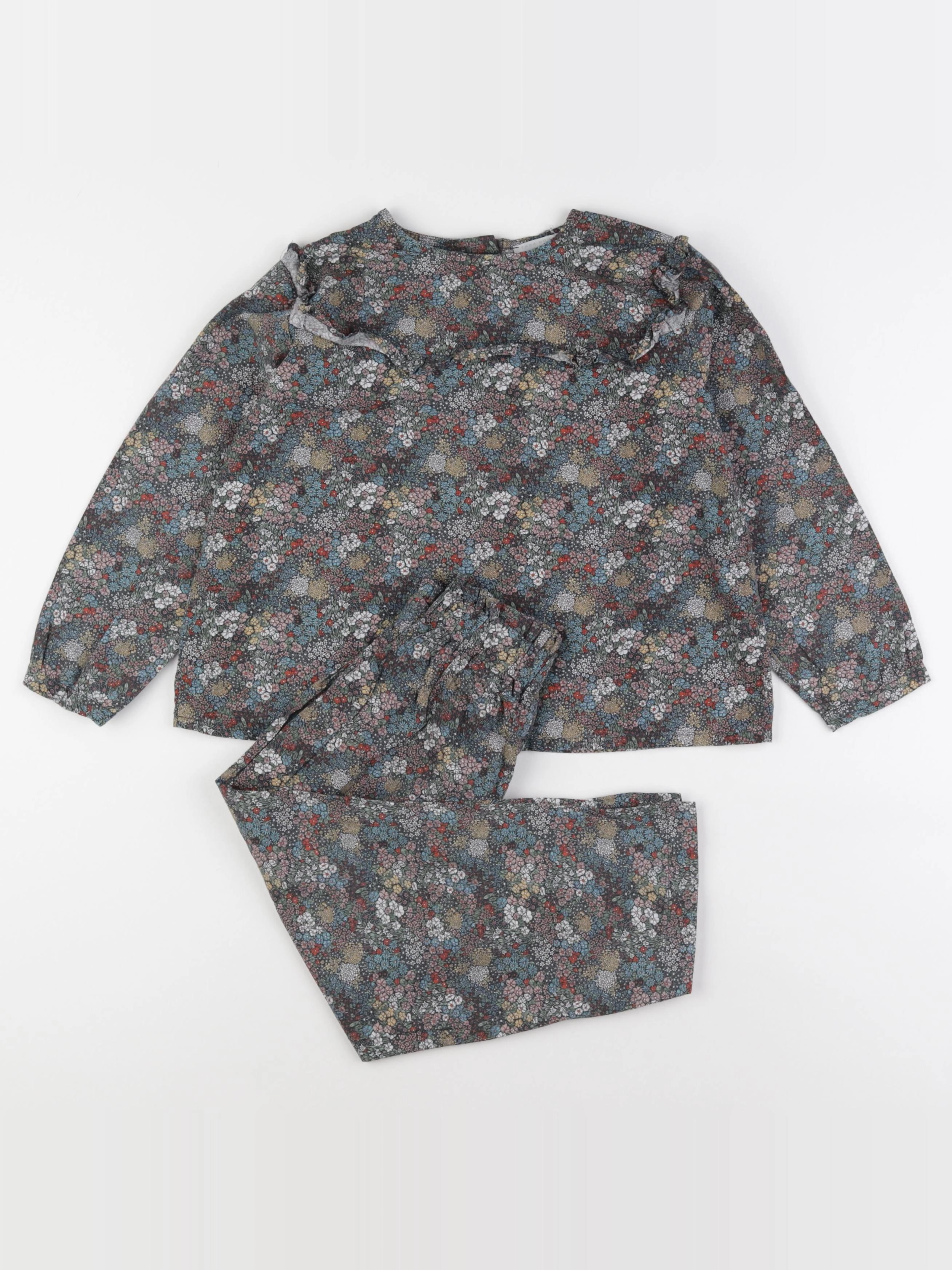 Zara - pyjama coton multicolore - 3/4 ans