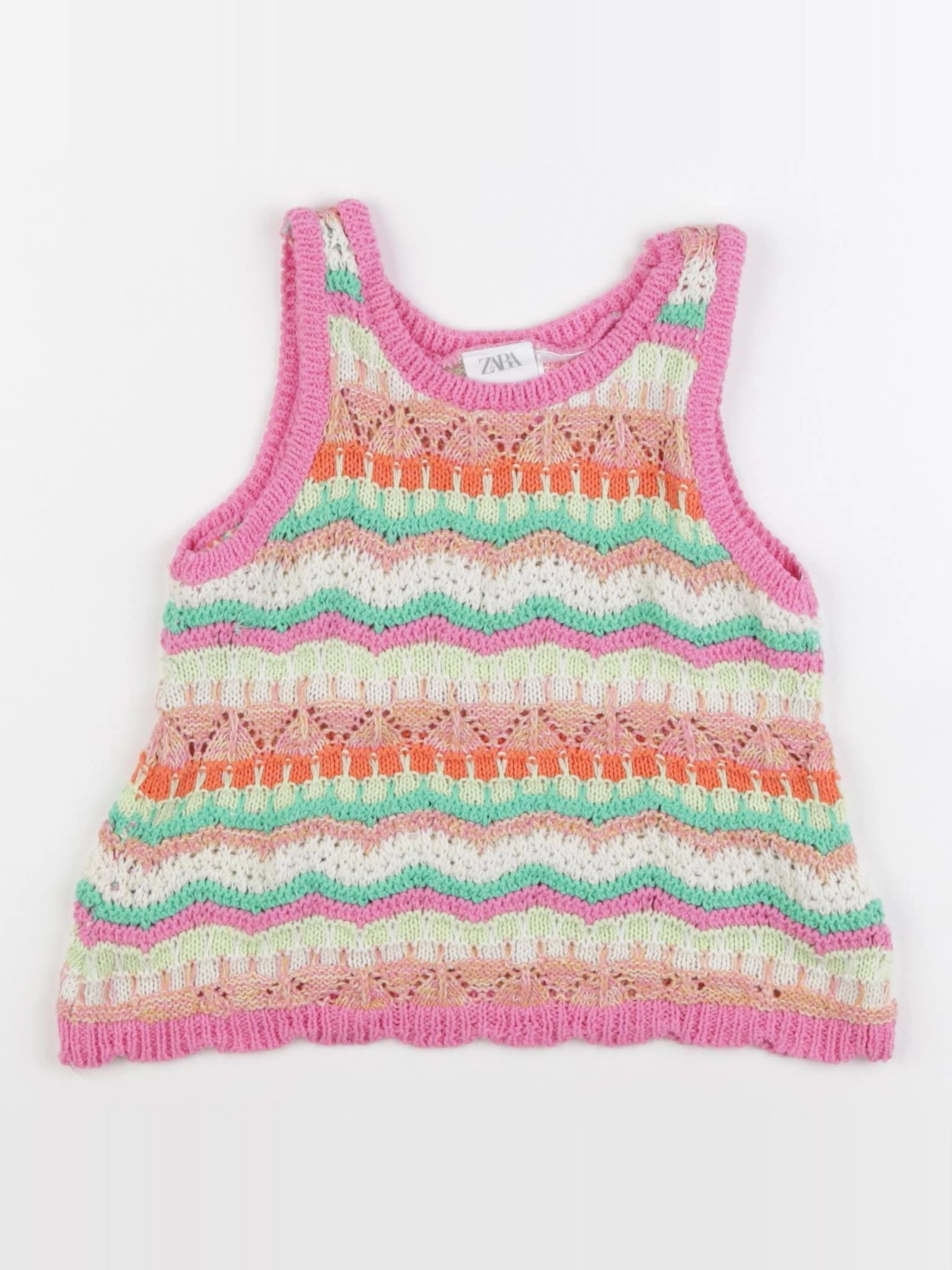 Zara - débardeur multicolore - 4/5 ans