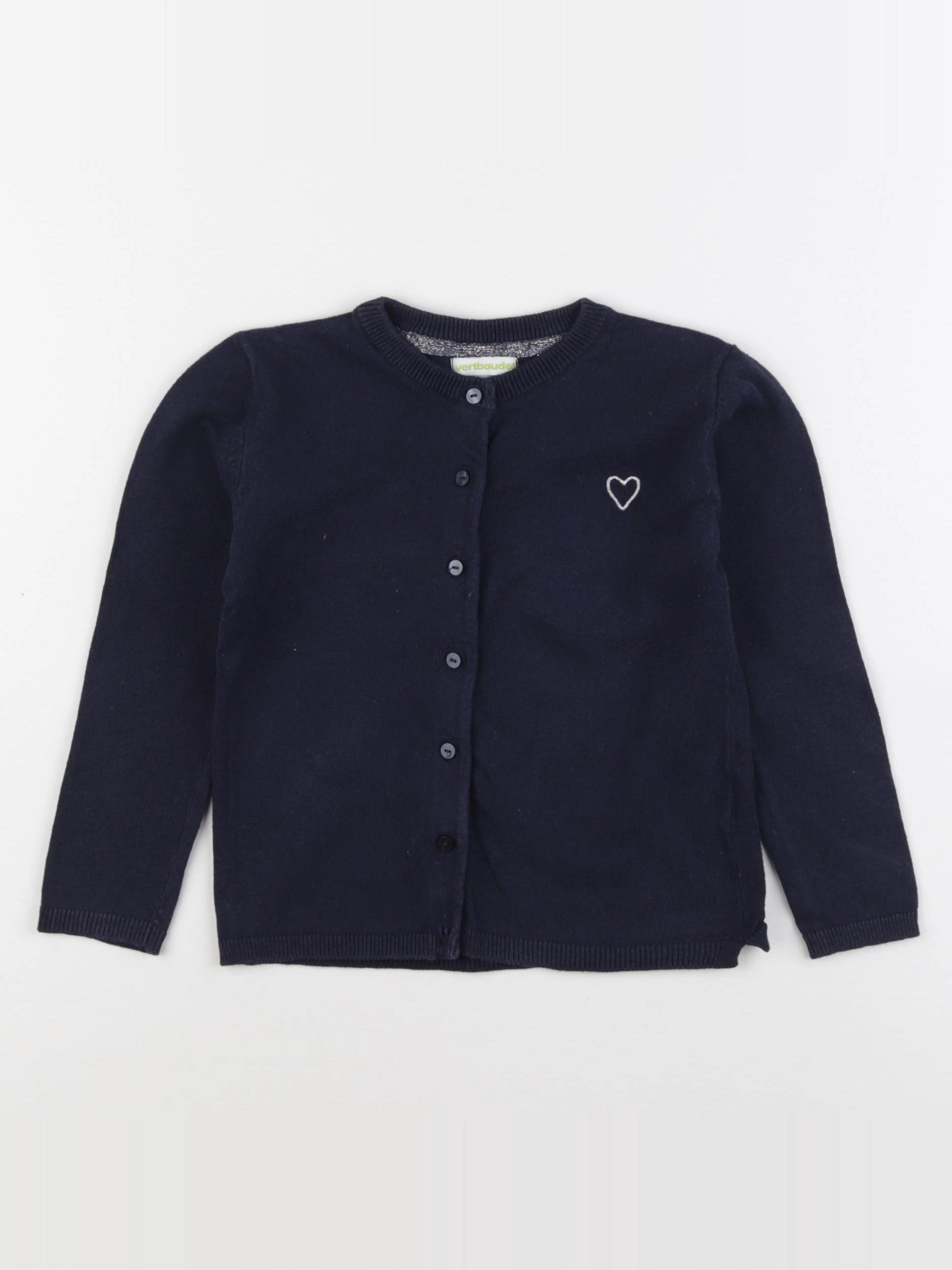 Vertbaudet - gilet bleu - 6 ans