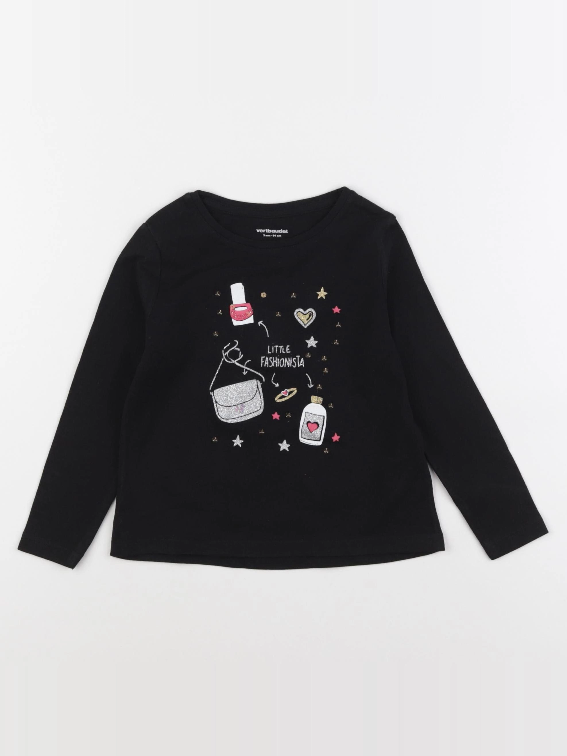 Vertbaudet - tee-shirt multicolore - 3 ans