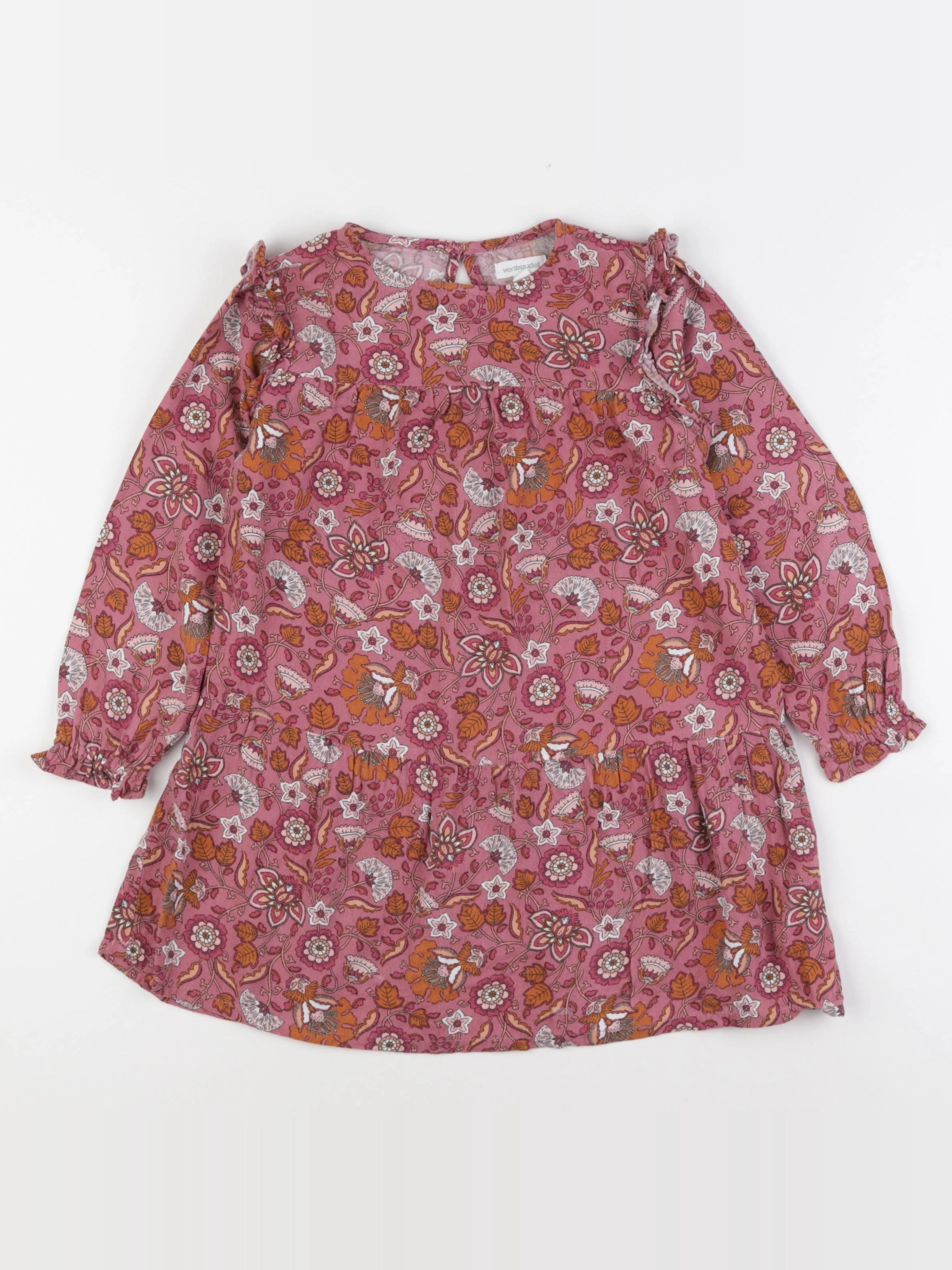 Vertbaudet - robe rose - 5 ans