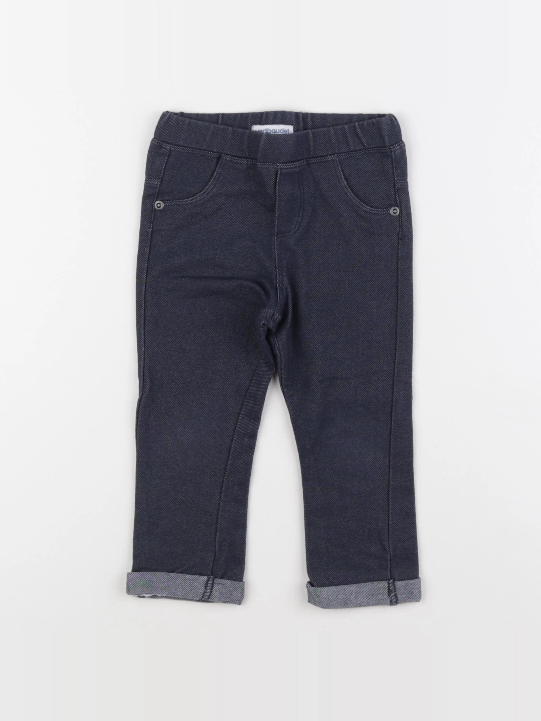 Vertbaudet - legging bleu - 24 mois
