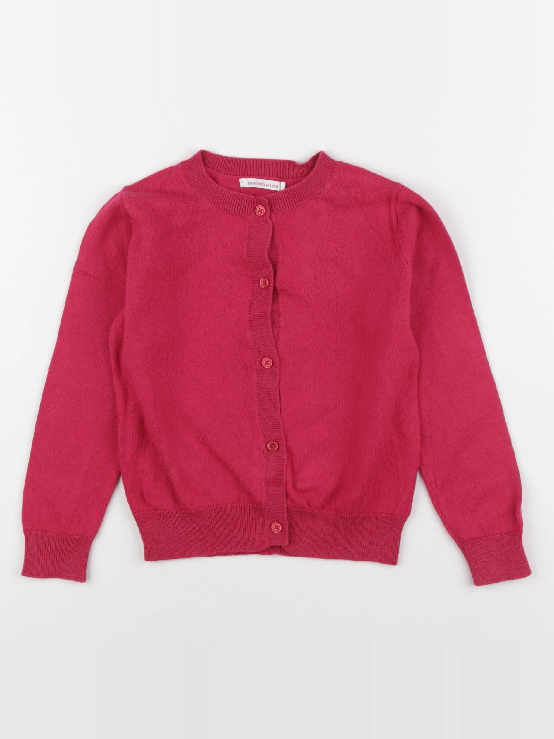 Monoprix - gilet rose - 5 ans
