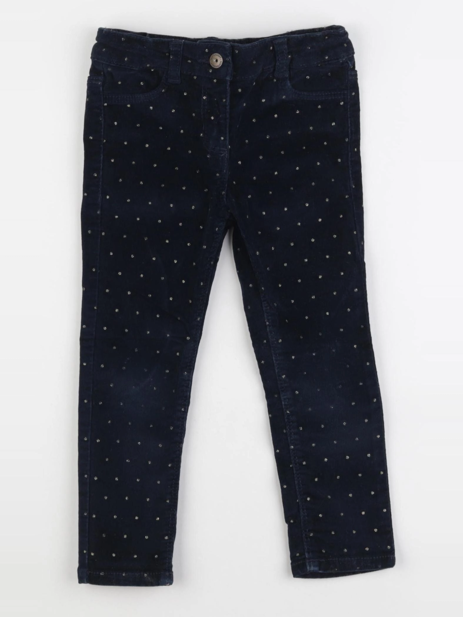 Vertbaudet - pantalon bleu - 3 ans
