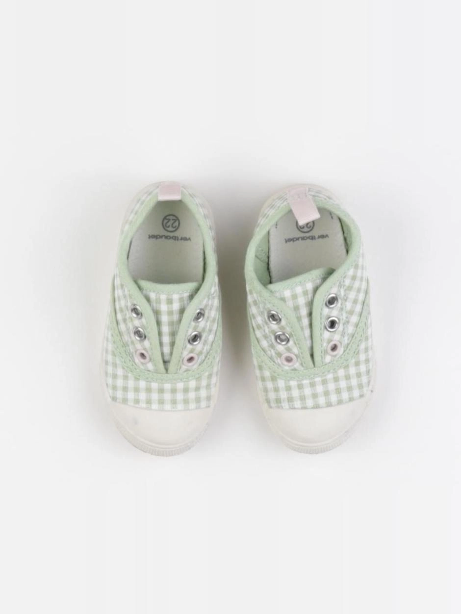 Vertbaudet - tennis élastiqué vert - pointure 22