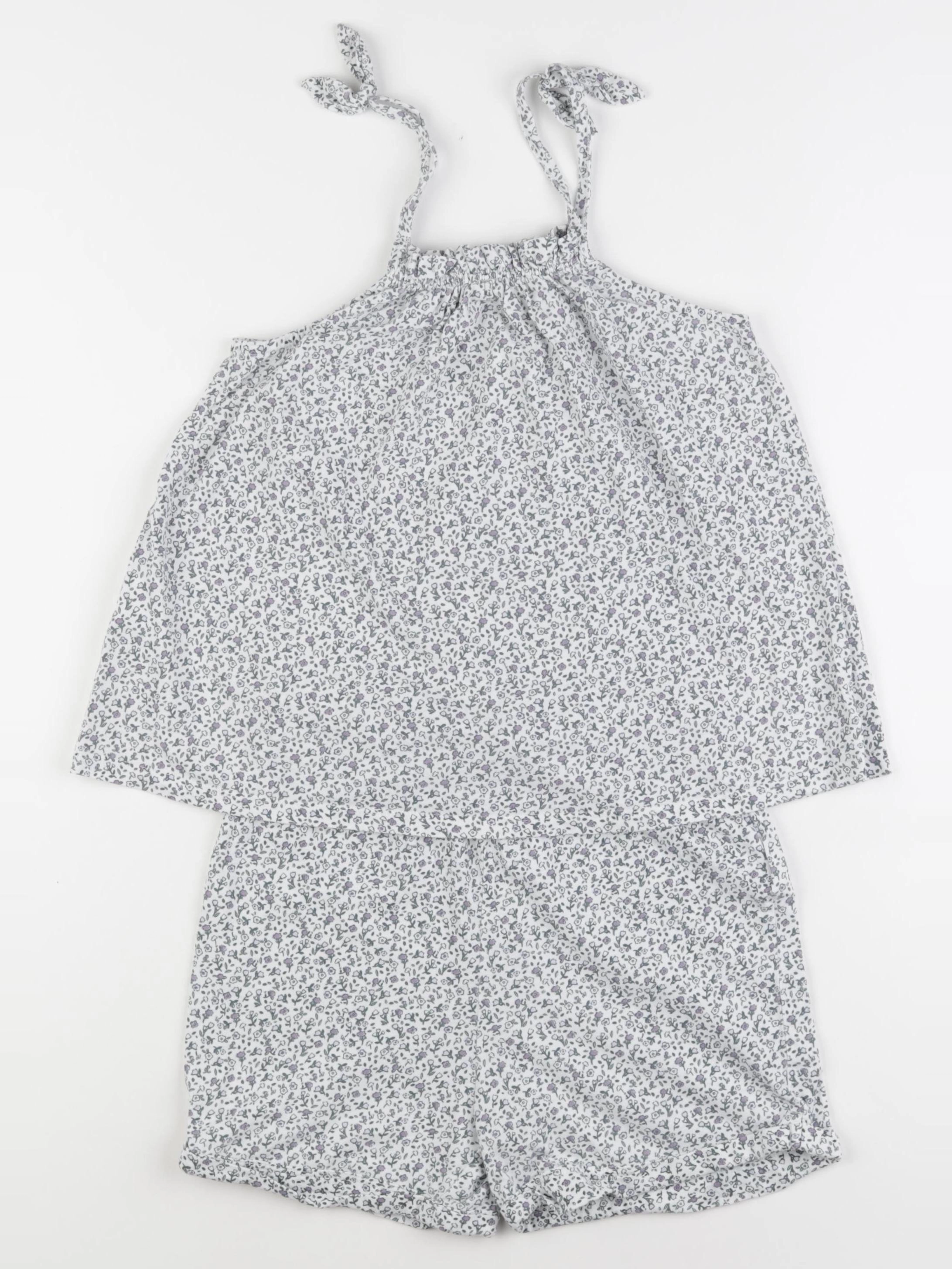 Vertbaudet - pyjama coton multicolore - 10 ans