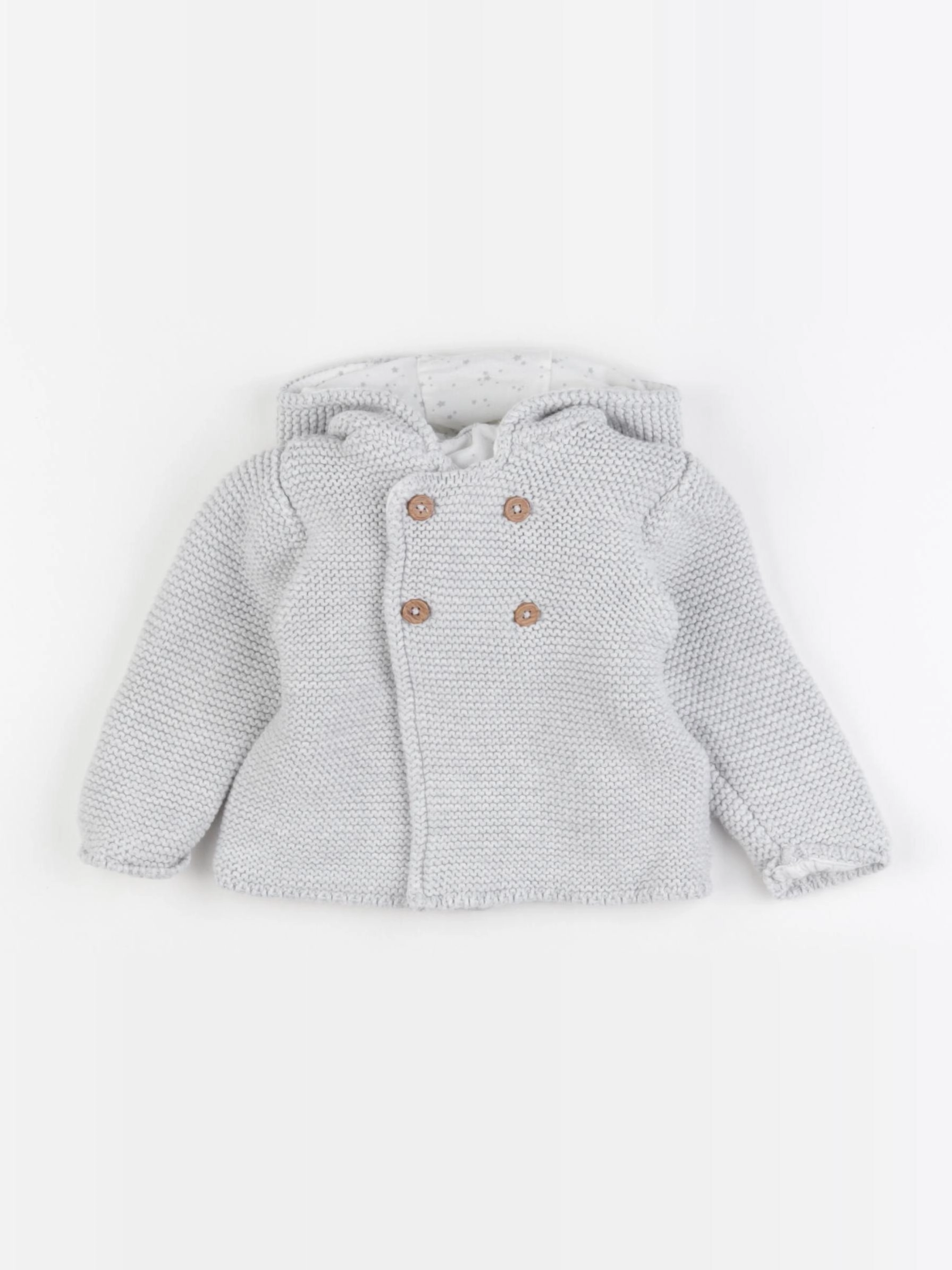 Marks & Spencer  - veste gris - 6/9 mois
