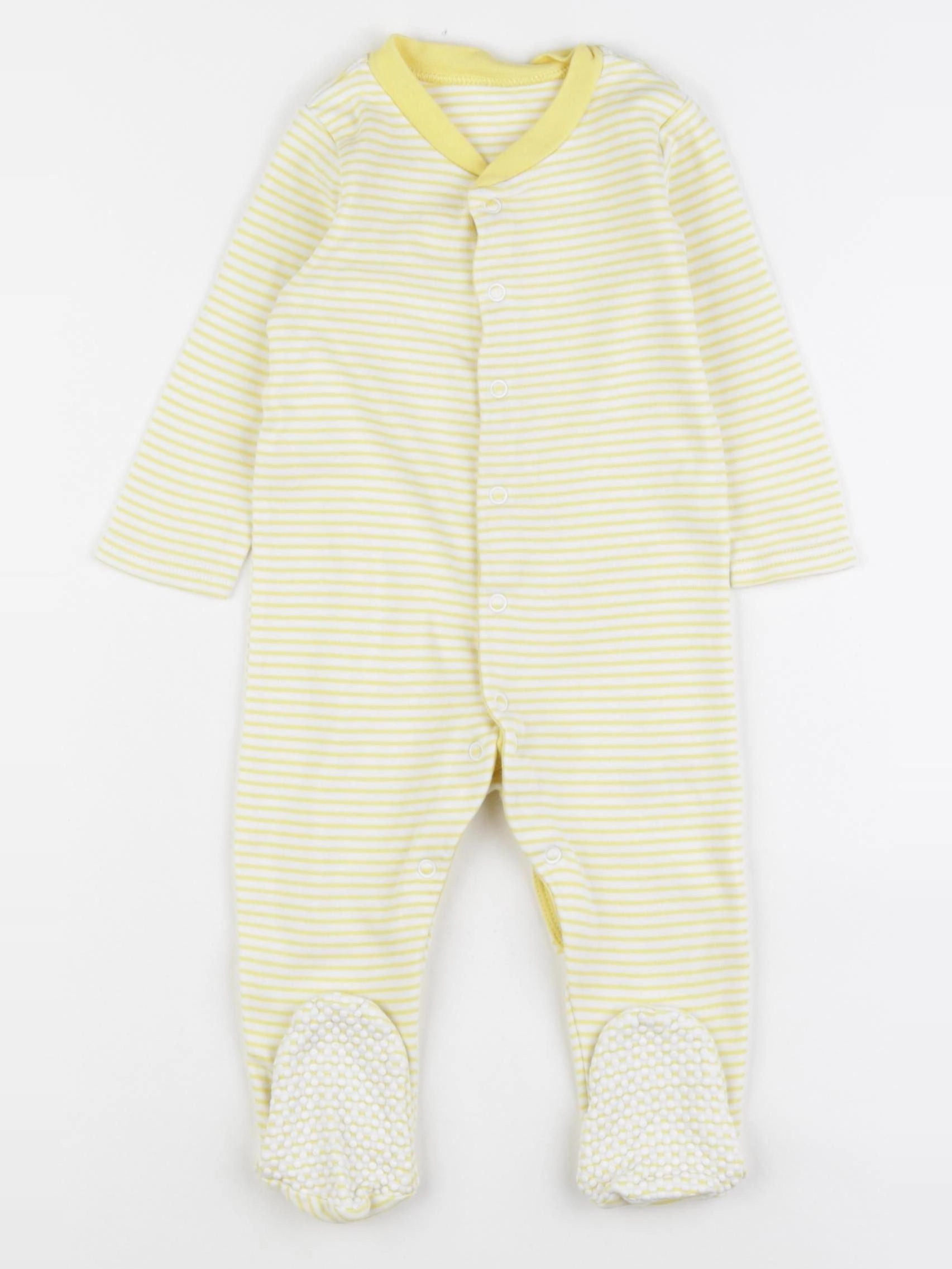 Marks & Spencer  - pyjama coton jaune - 9/12 mois