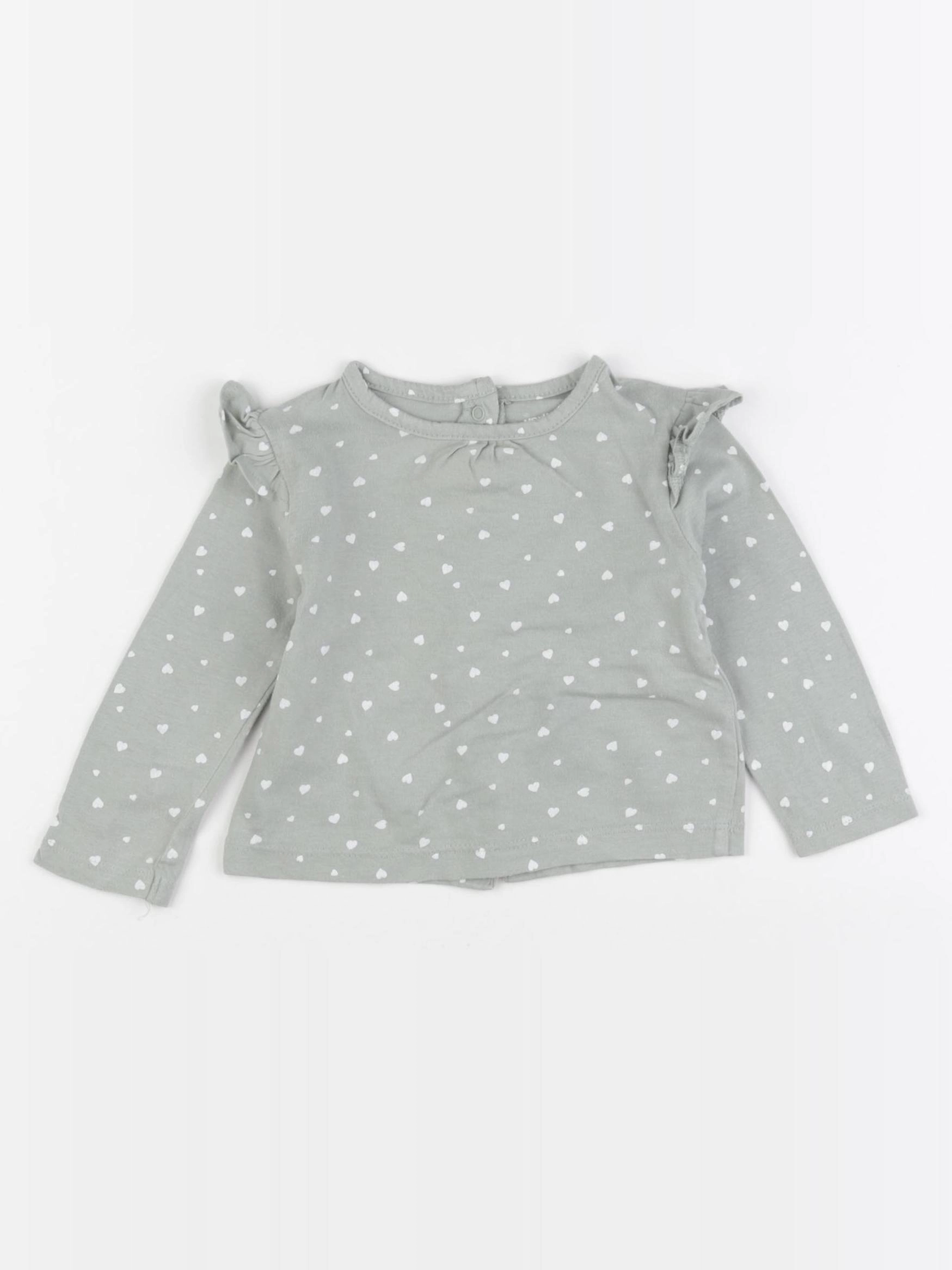 Vertbaudet - tee-shirt vert - 6 mois